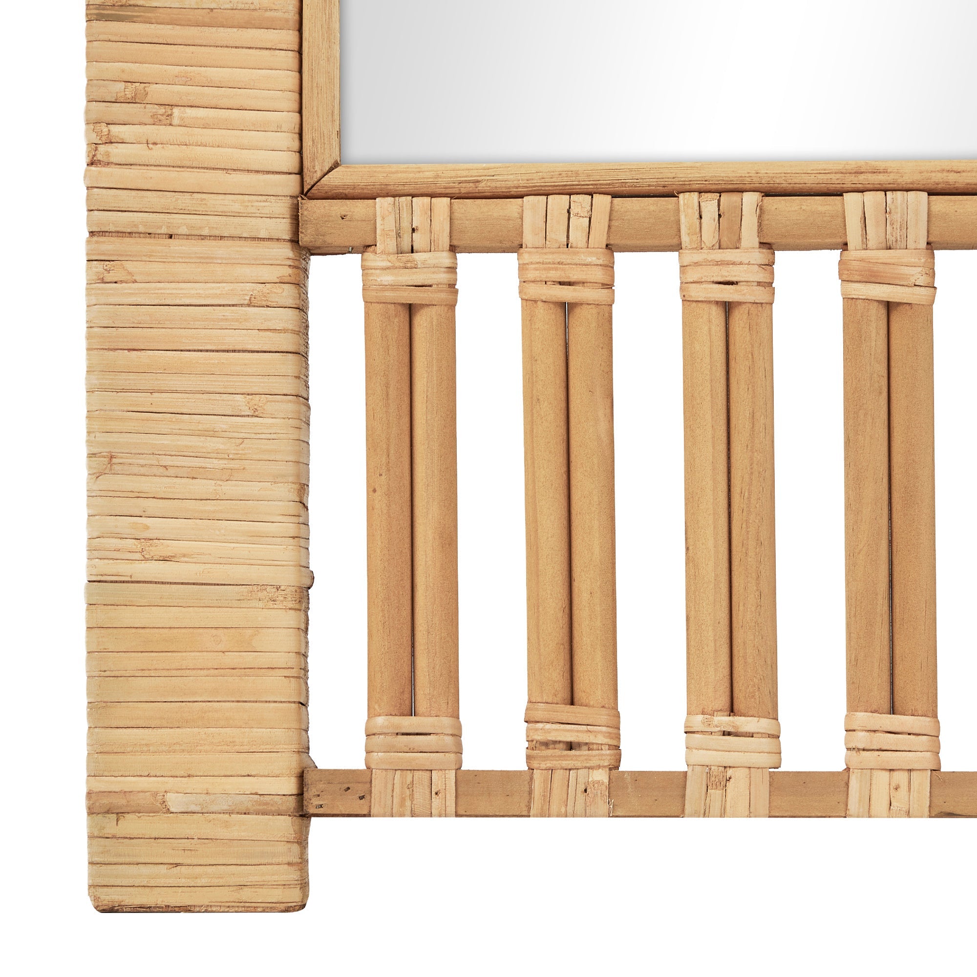 Ariel Woven 180cm Rectangle Mirror