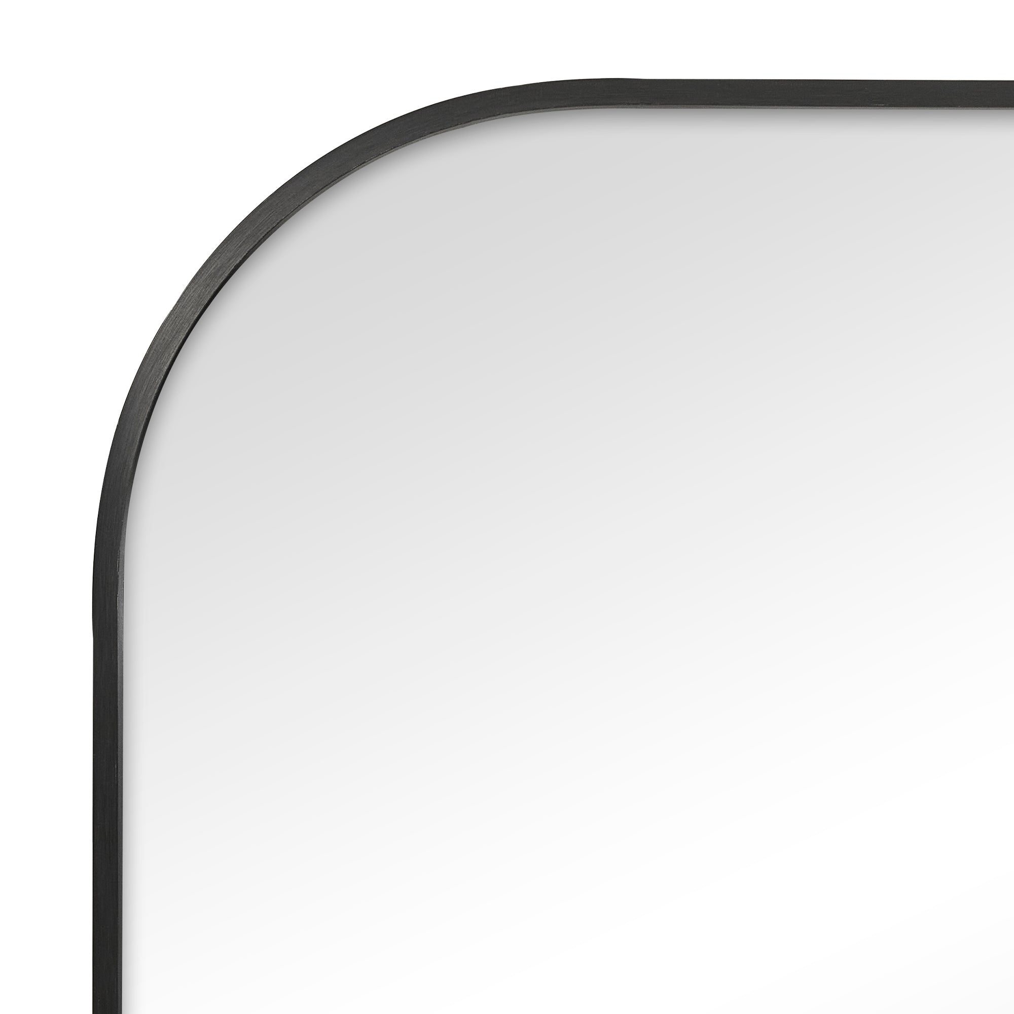 Ivy 165cm Rounded Mirror Black