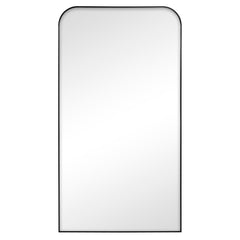 Ivy 165cm Rounded Mirror Black