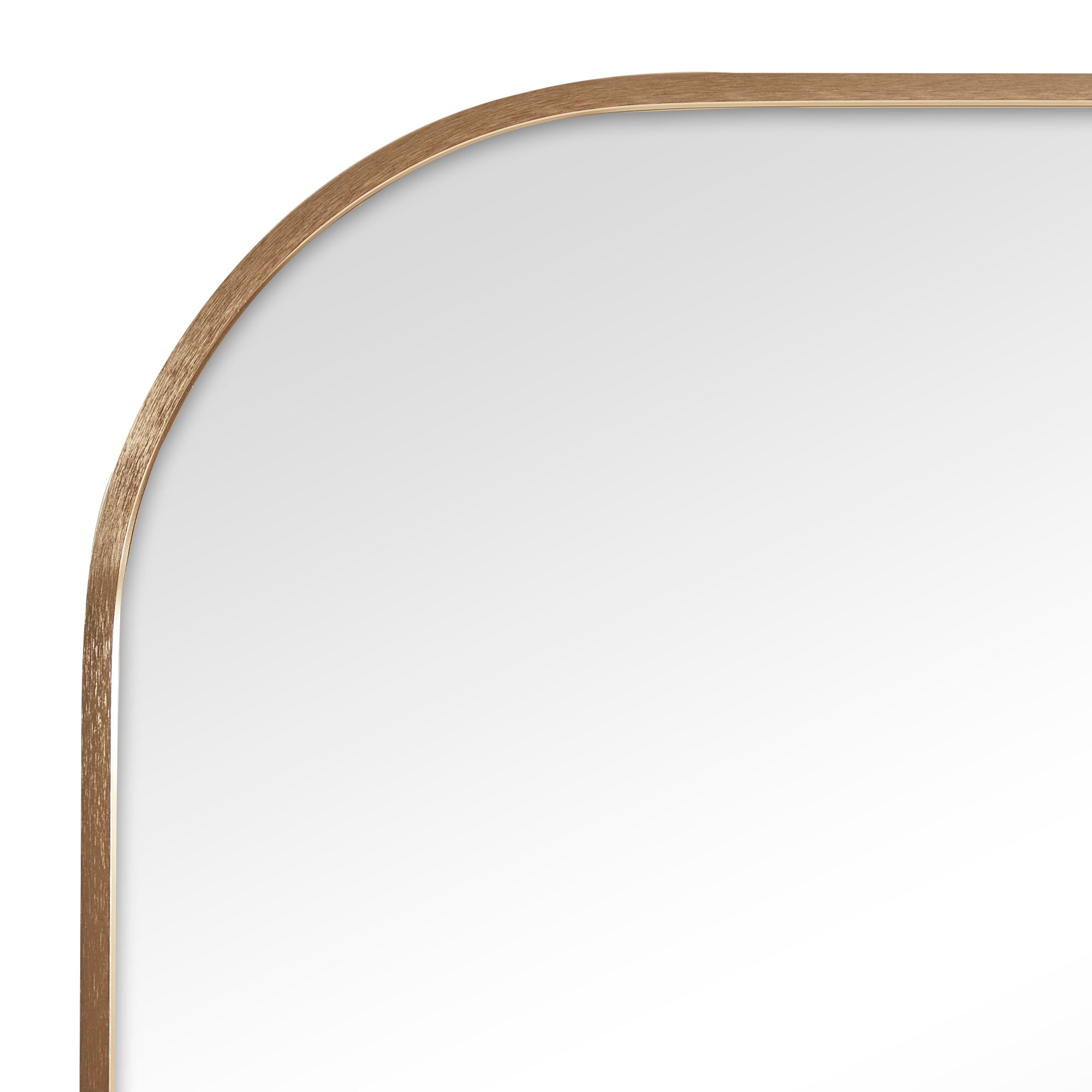 Ivy 90cm Rounded Mirror Gold