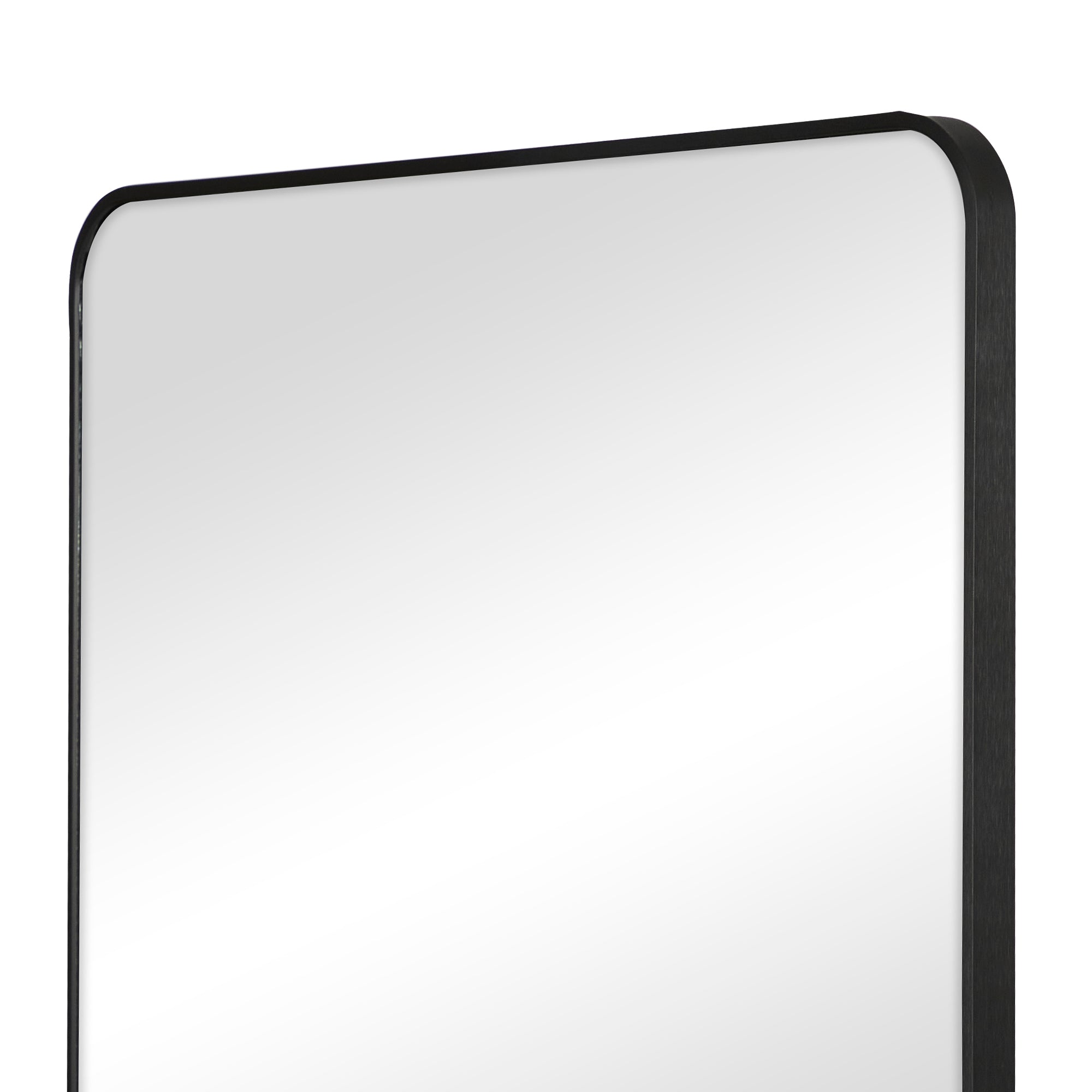 Elle 160cm Rectangle Mirror Black