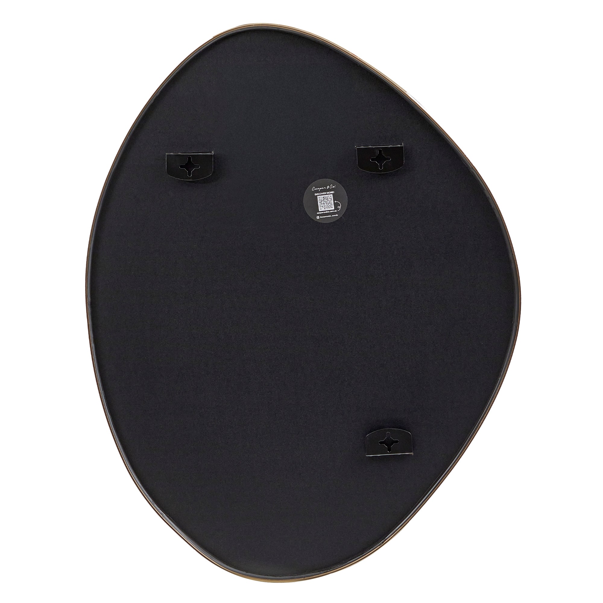 Kai 90cm Pebble Mirror Gold