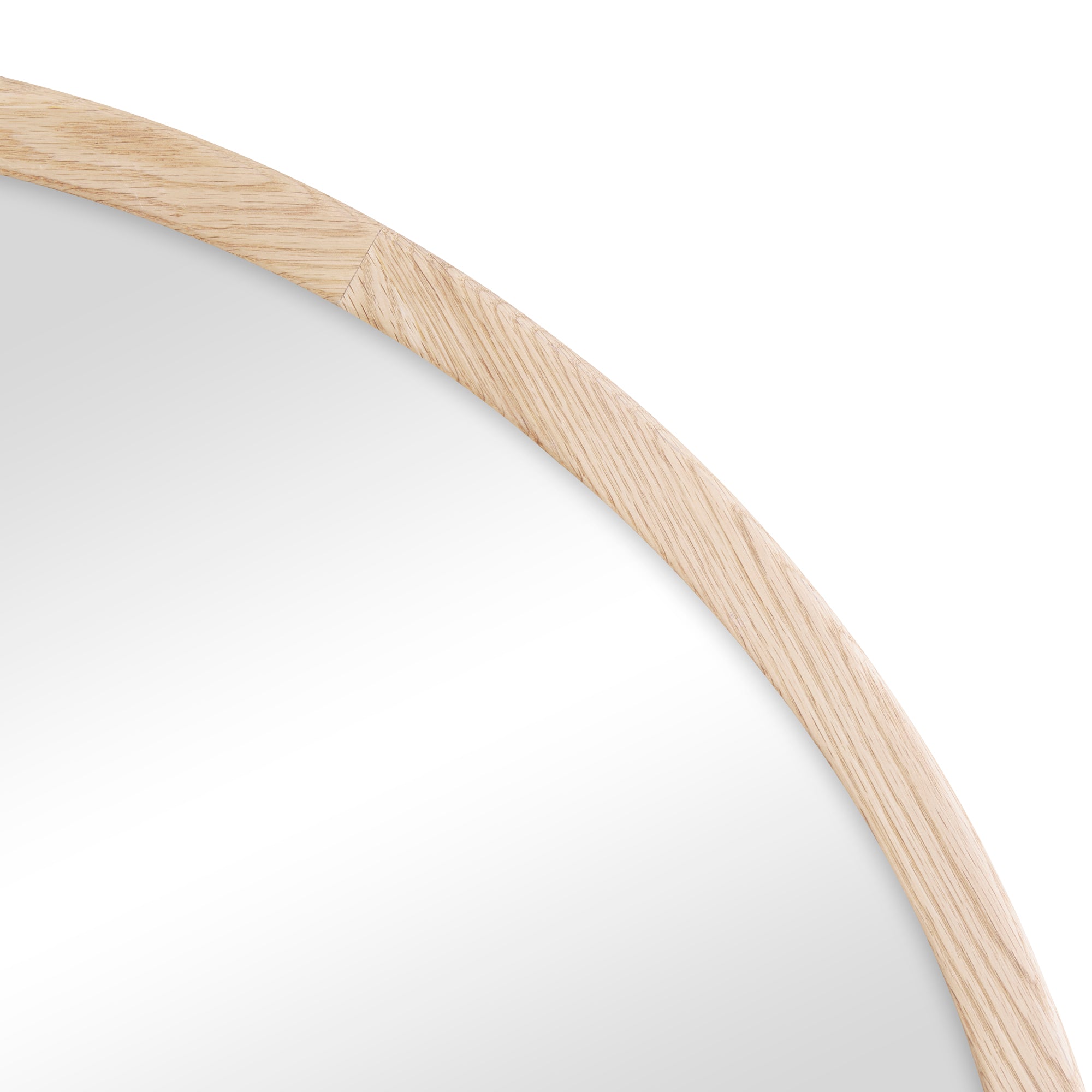 Oakleigh 200cm Arch Solid Oak Mirror Natural