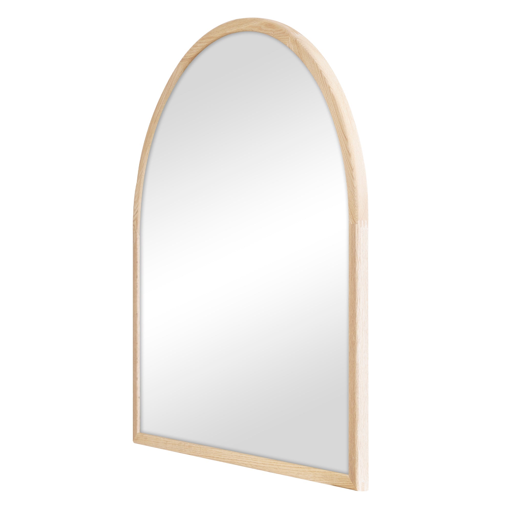 Oakleigh 85cm Arch Solid Oak Mirror Natural