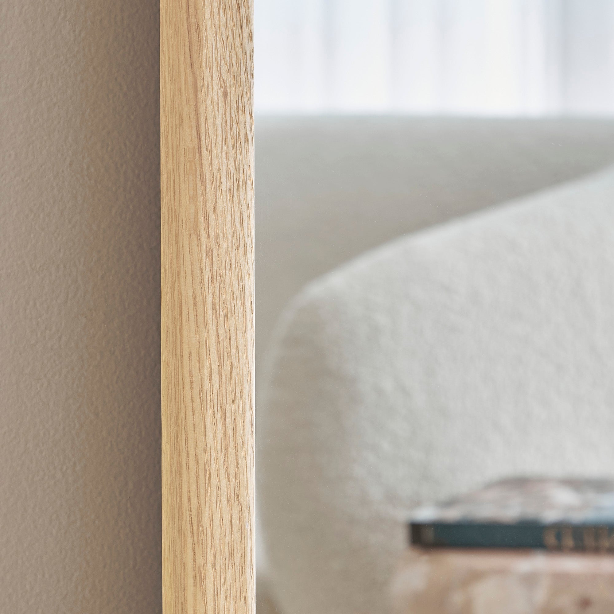 Oakleigh 180cm Arch Solid Oak Mirror Natural