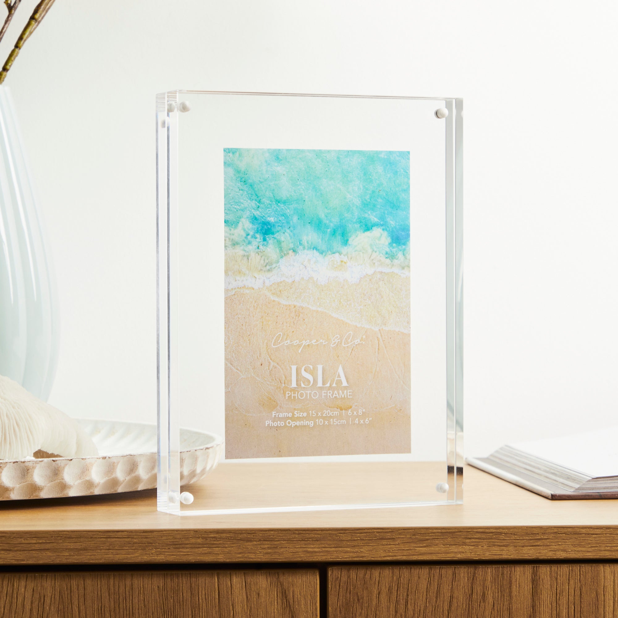 Isla 20x15cm Acrylic Photo Frame
