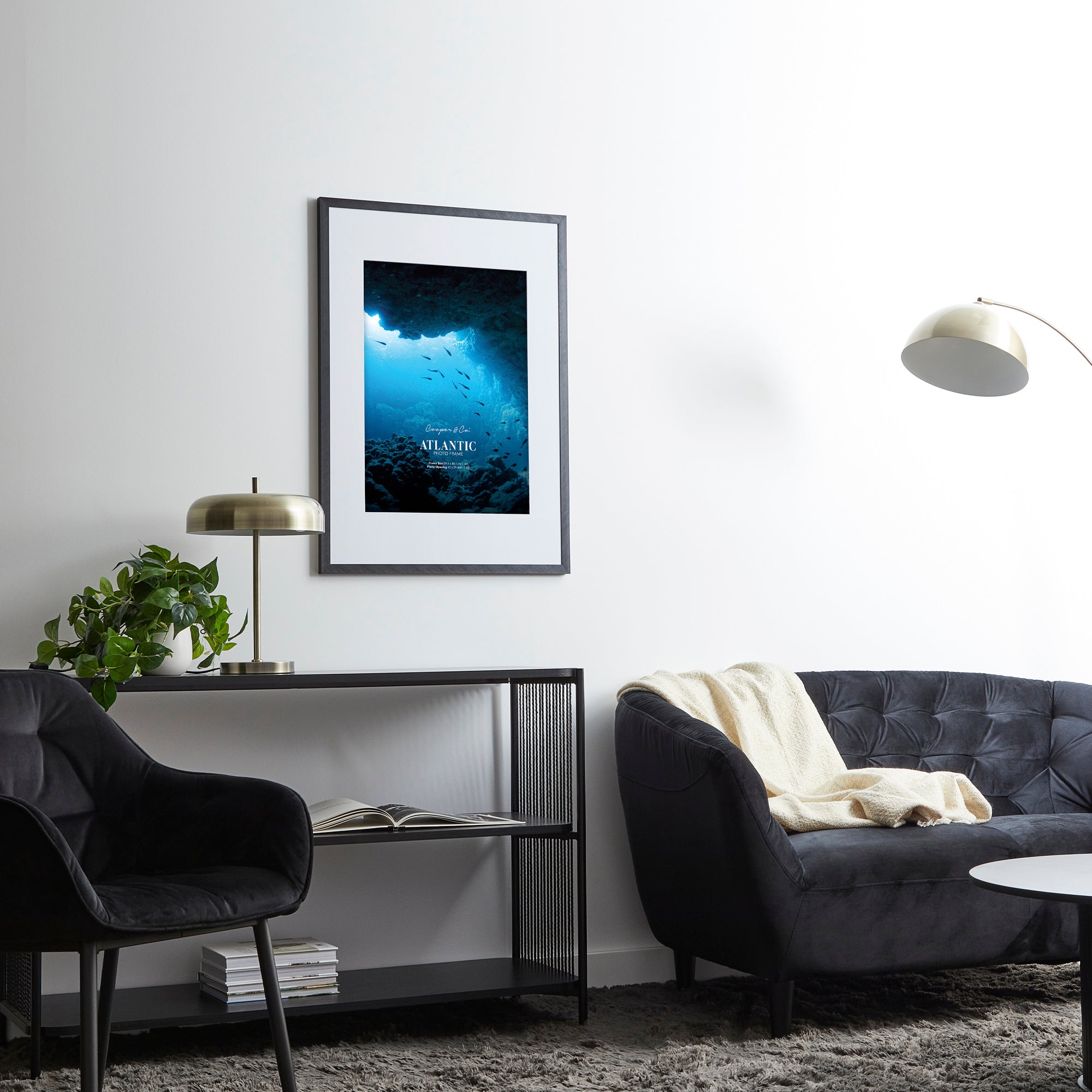 A1 Mat to A2 Boldline Metal Photo Frame