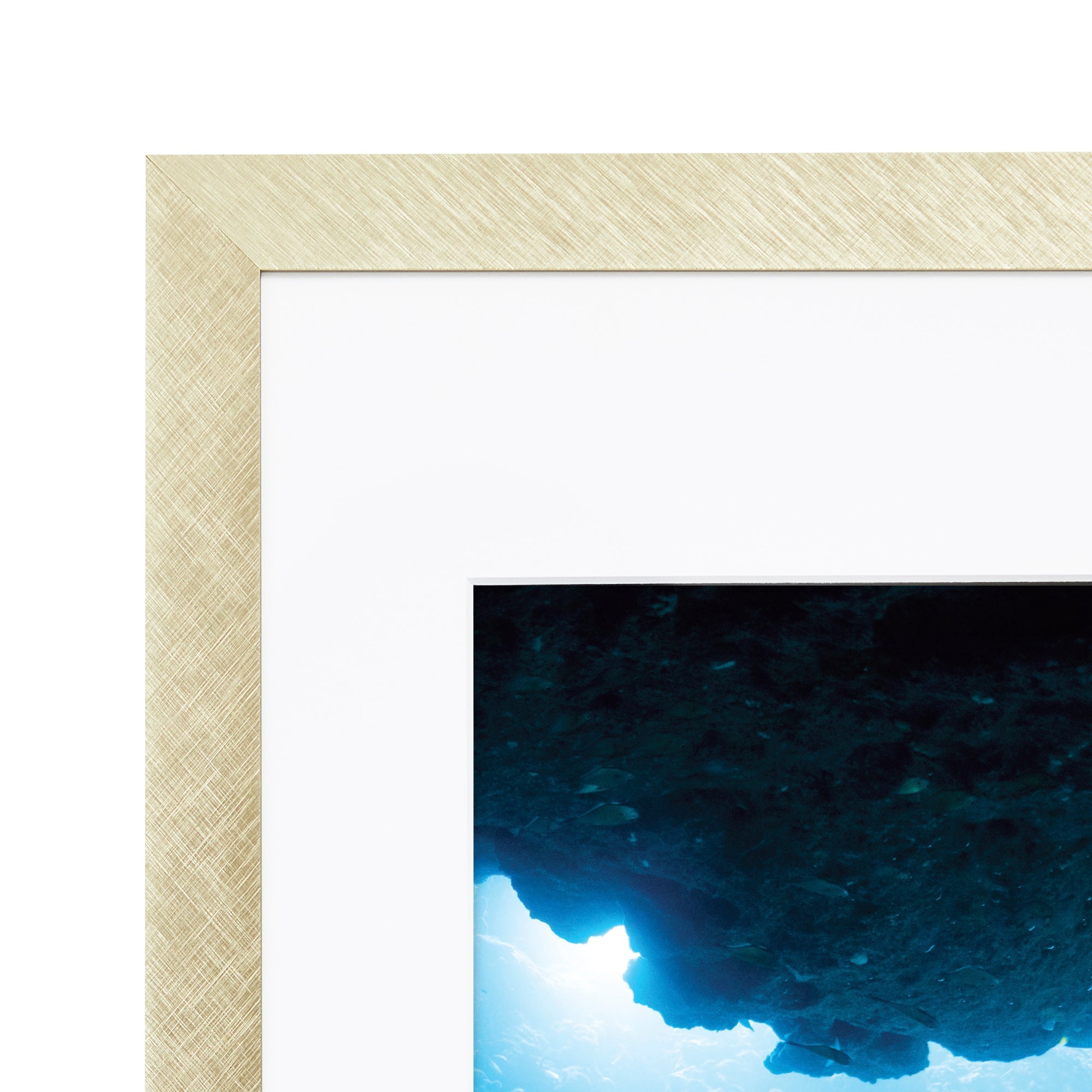 A3 Mat to A4 Boldline Metal Photo Frame