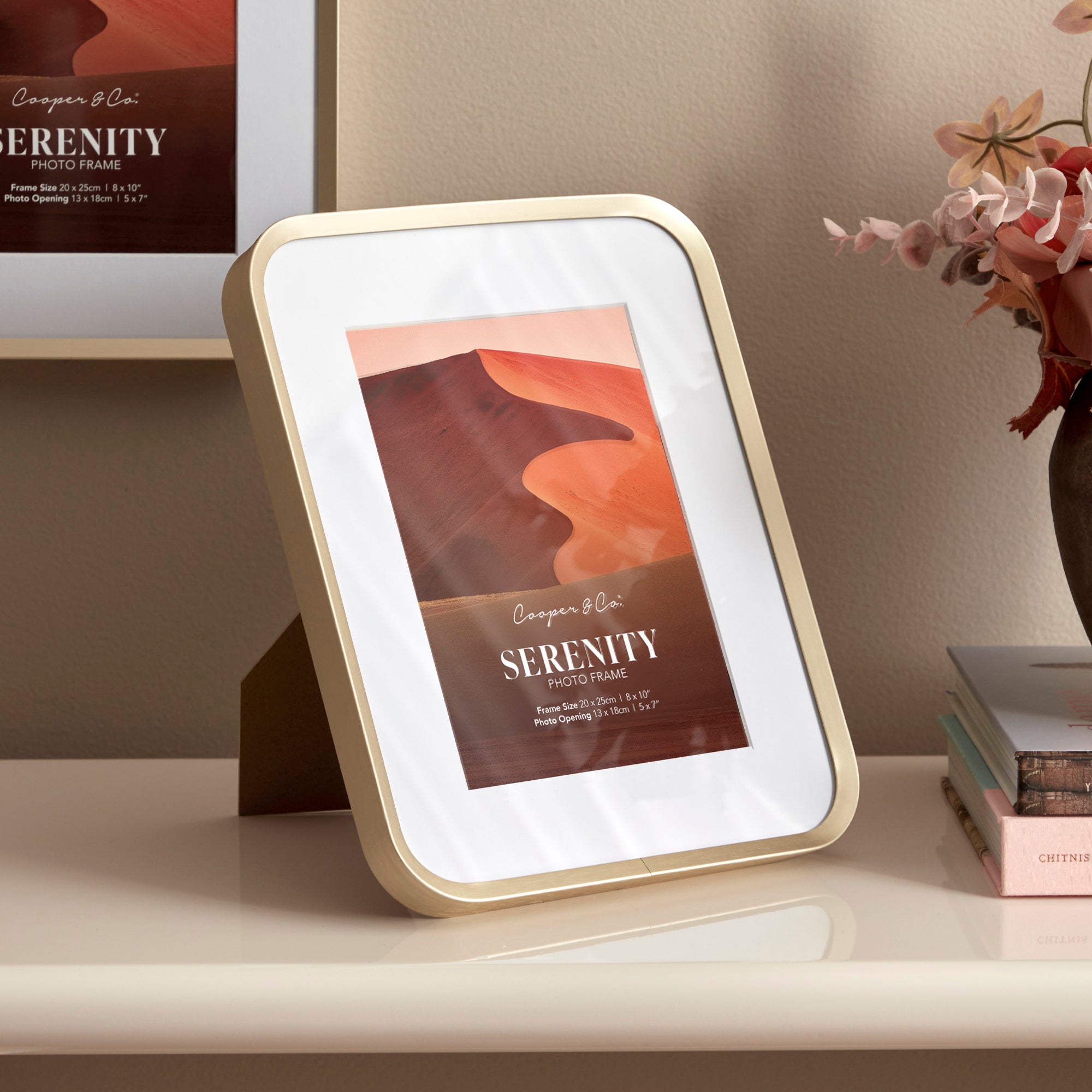 Serenity Set of 2 20x25cm Mat to 13x18cm Photo Frame