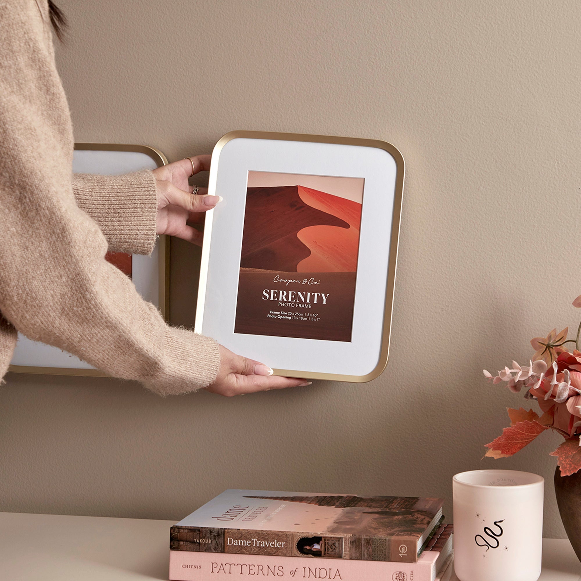 Serenity Set of 2 20x25cm Mat to 13x18cm Photo Frame