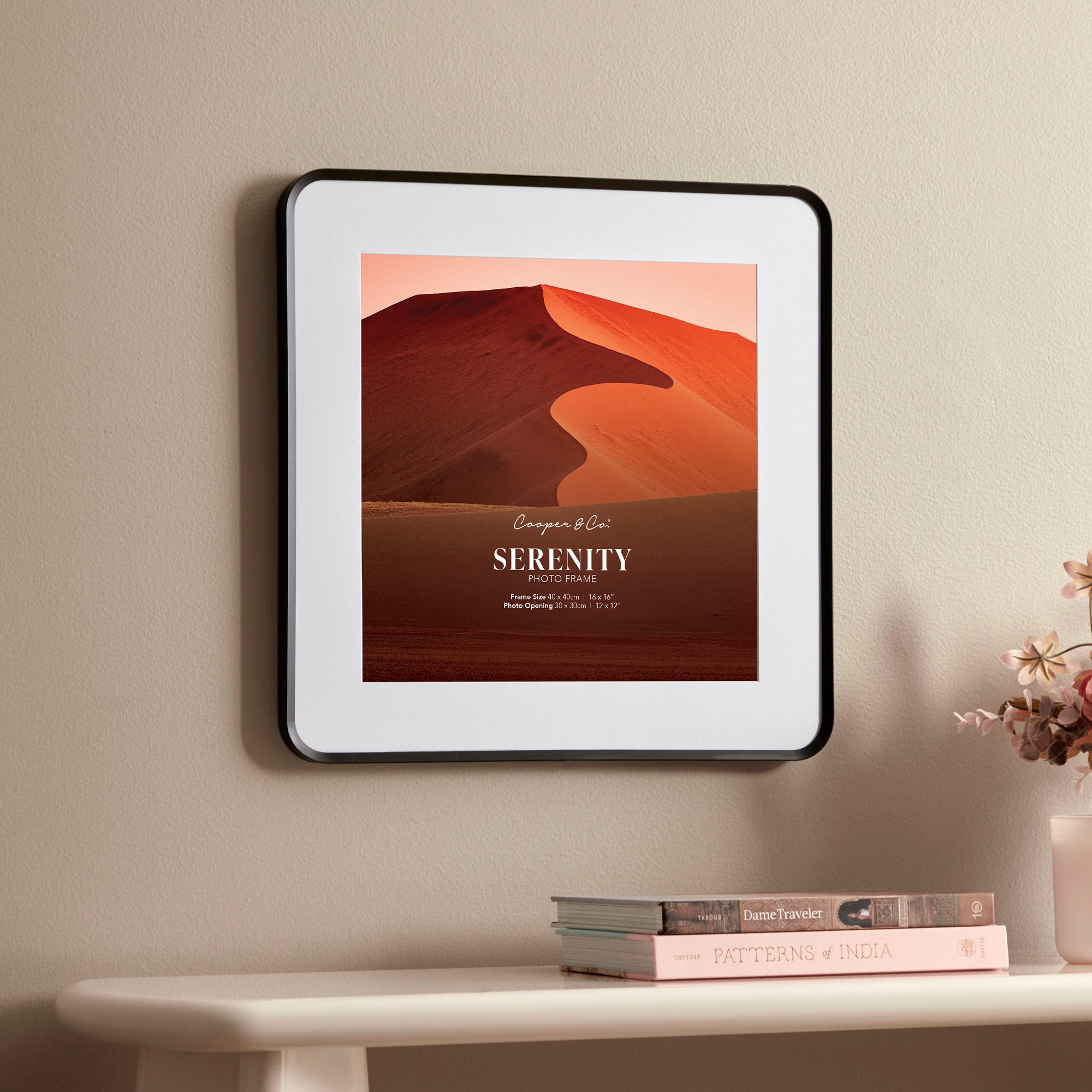 Serenity 40x40cm Mat to 30x30cm Photo Frame