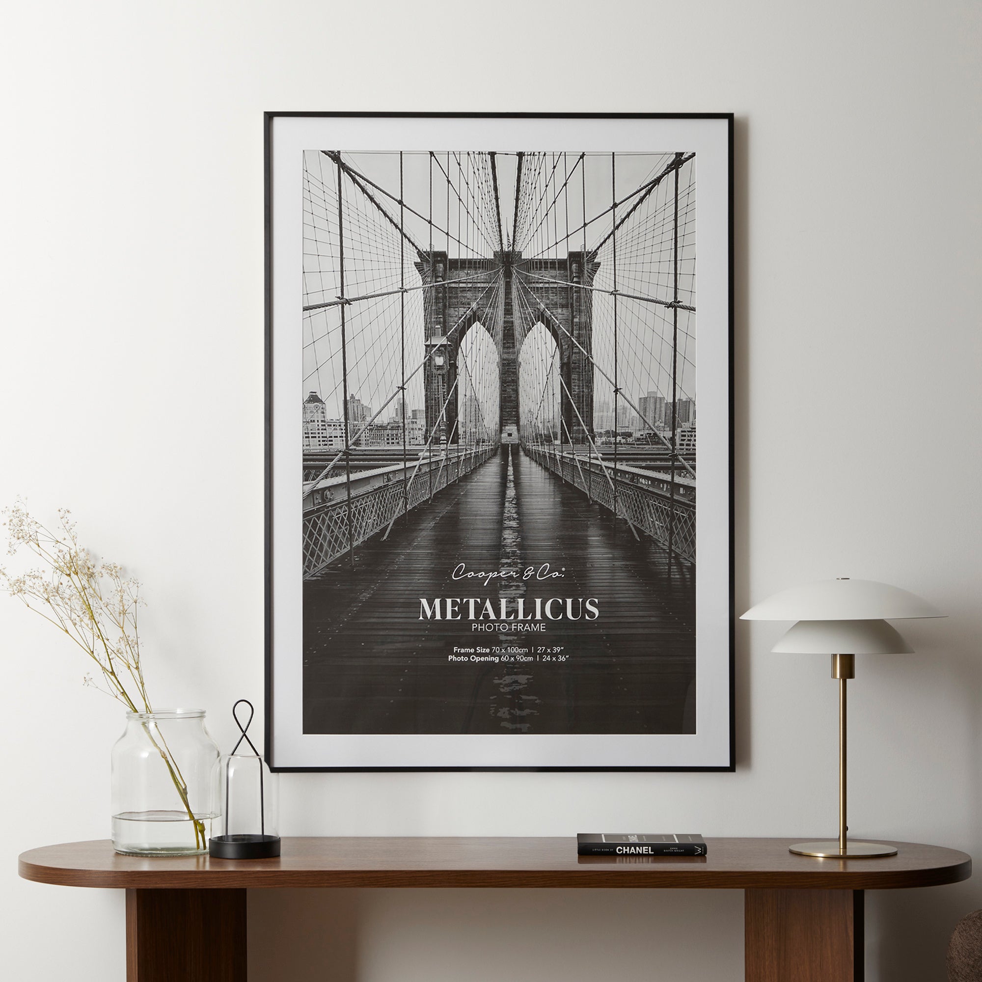 70x100cm Mat to 60x90cm Premium Metal Photo Frame
