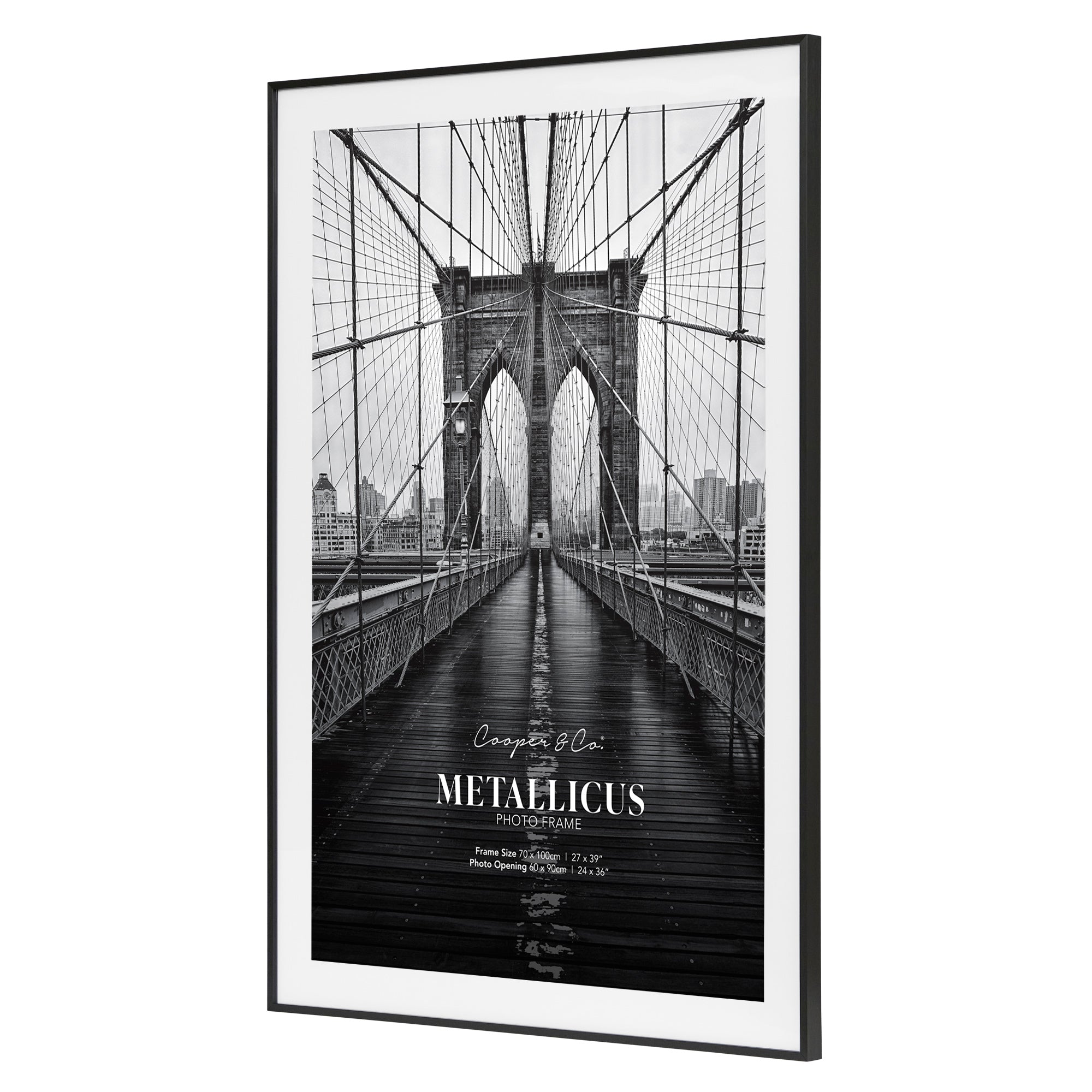 70x100cm Mat to 60x90cm Premium Metal Photo Frame
