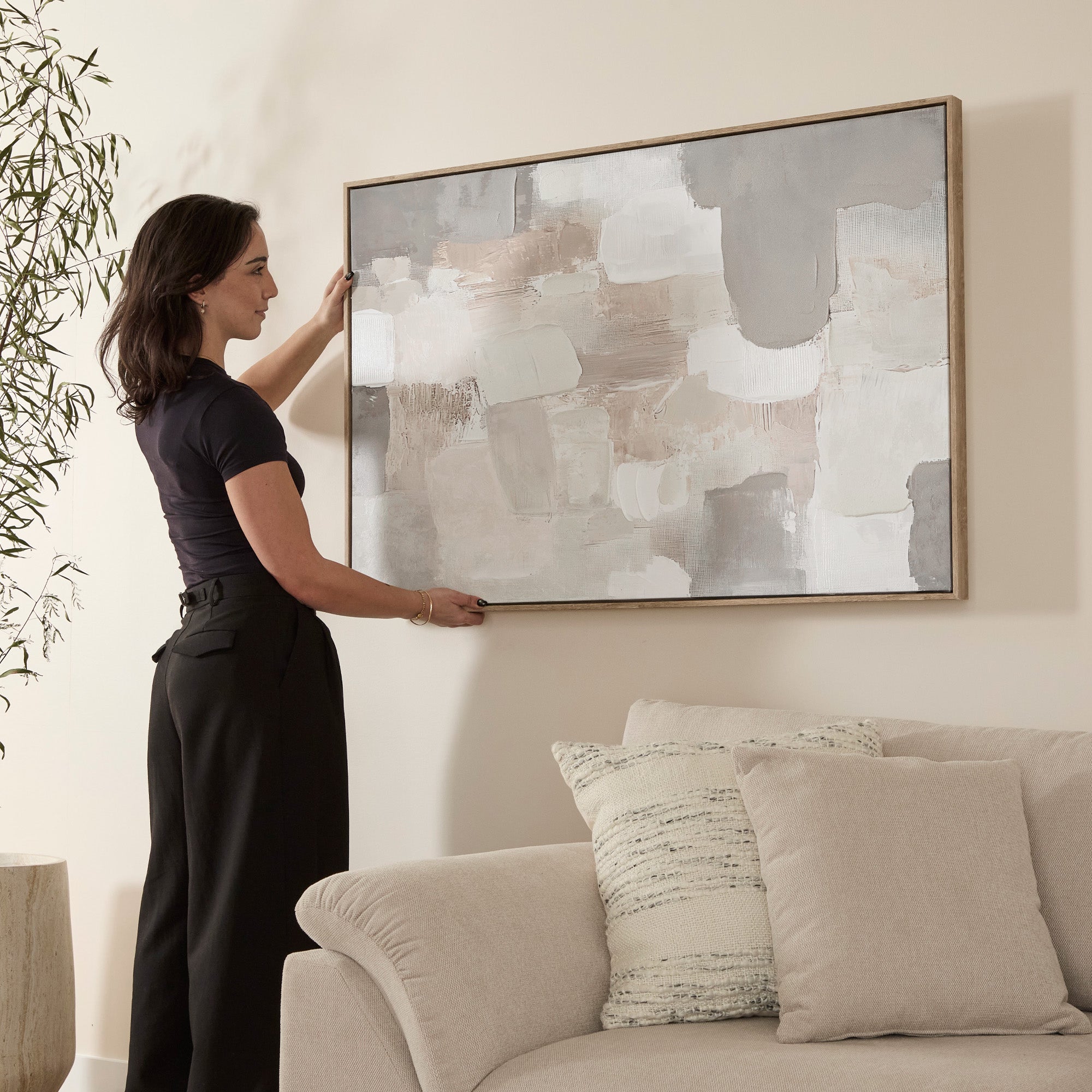 Muted Forms Wall Art 80x120cm