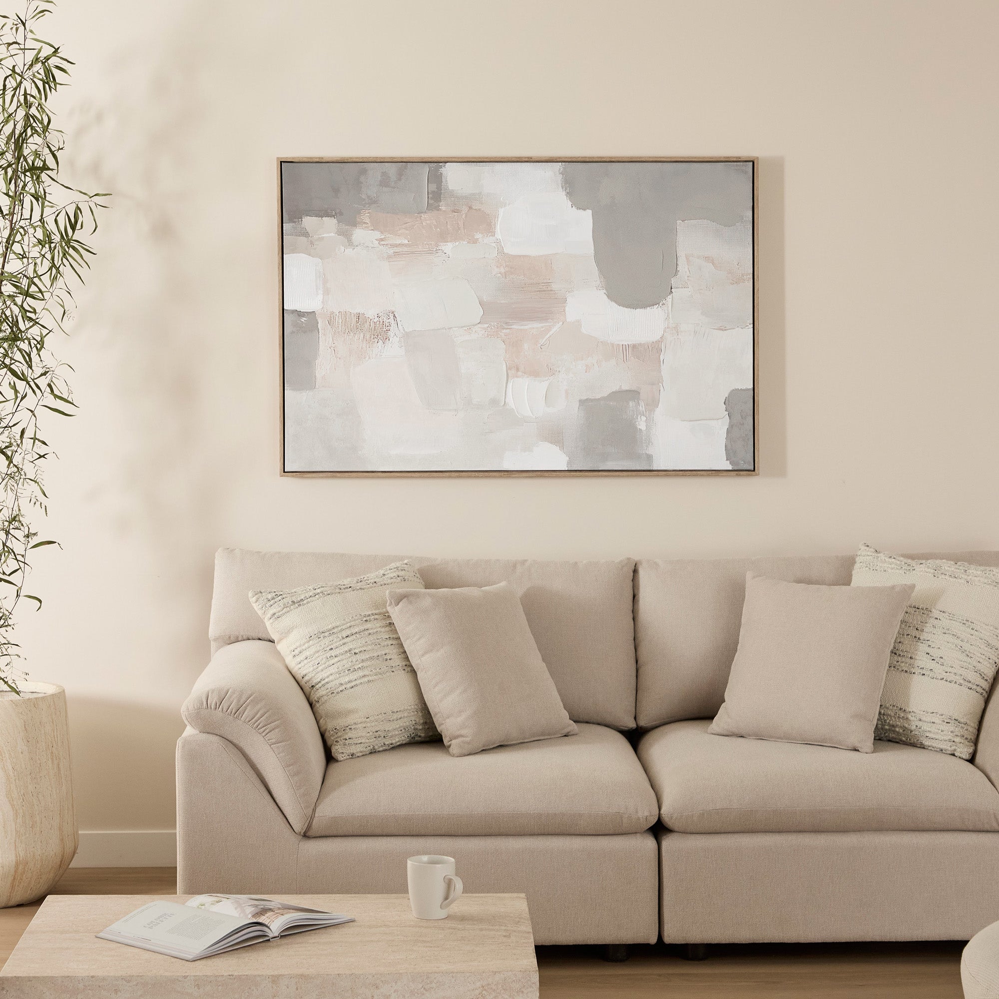 Muted Forms Wall Art 80x120cm