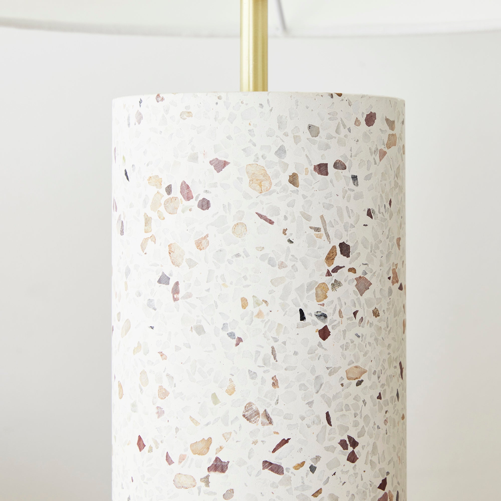 Ezra Terrazzo Table Lamp White