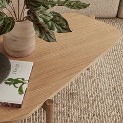 Adelaide Asymetric Coffee Table Oak