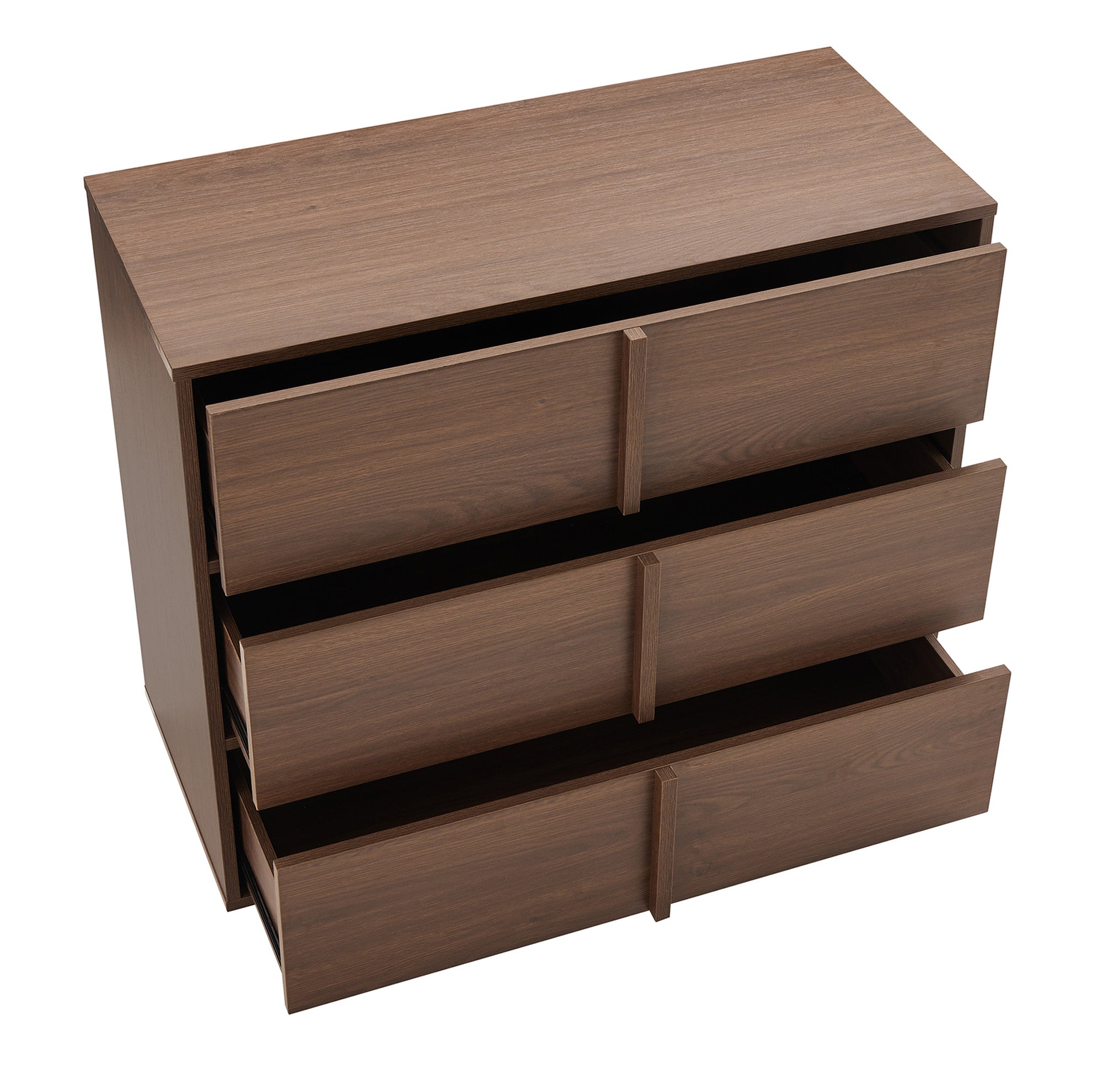 Auggie Chest of 3 Drawers Walnut