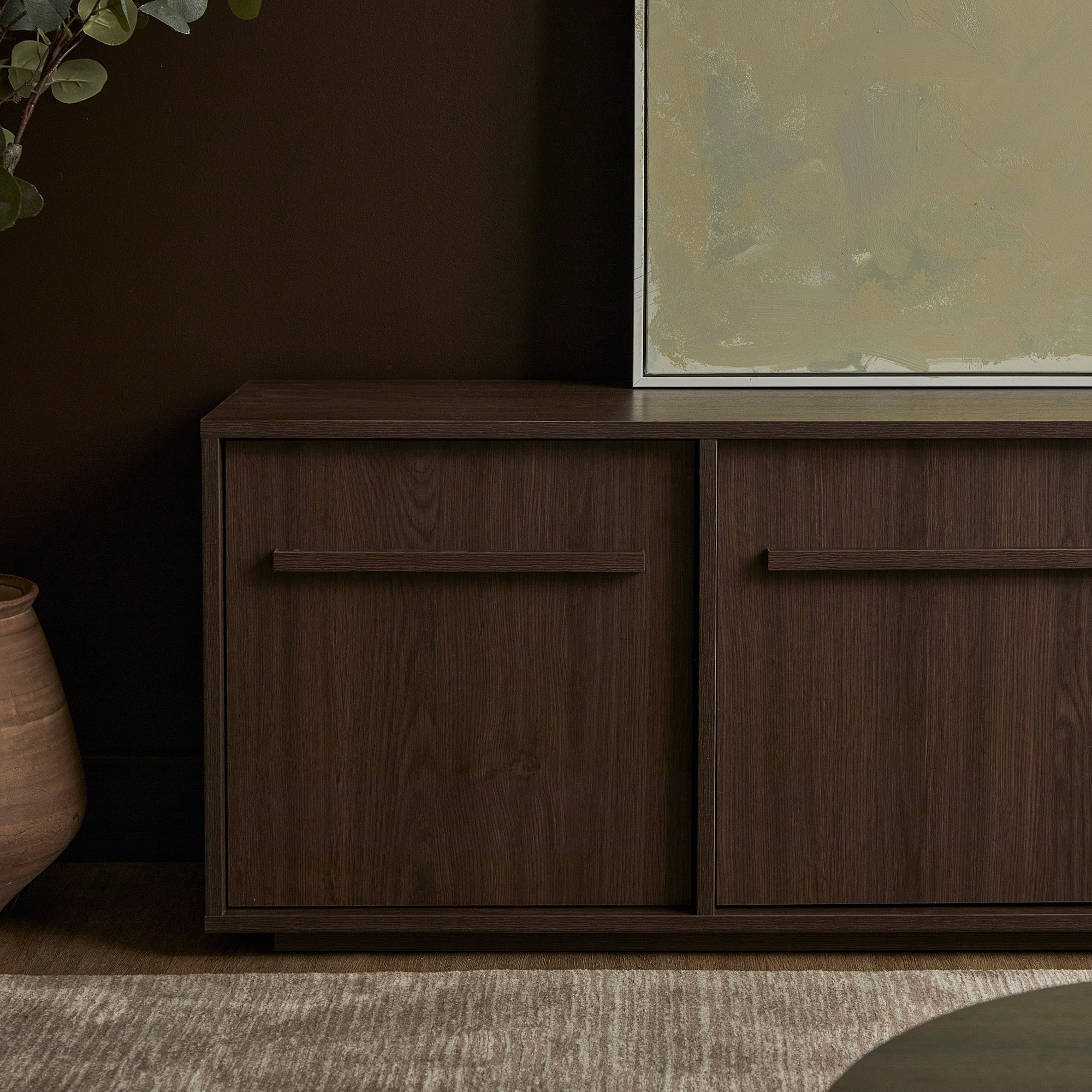 Auggie Entertainment Unit Walnut (180cm)