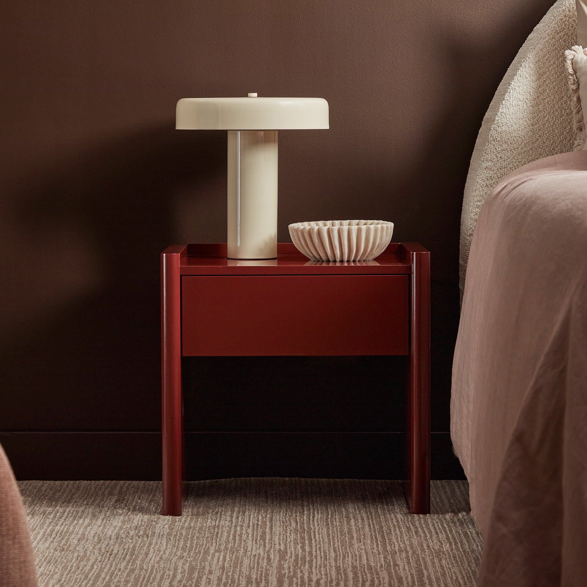 Martine Bedside Table Wine (Set of 2)