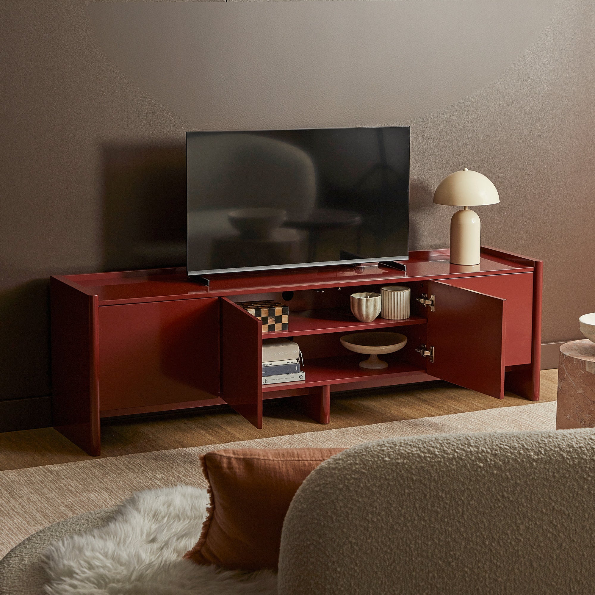 Martine Entertainment Unit Wine (180cm)
