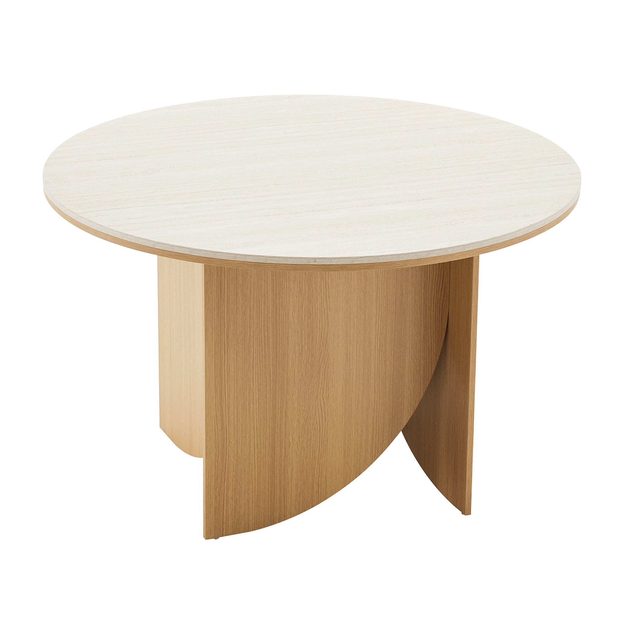 Mason Dining Table Oak Travertine Look (120cm)