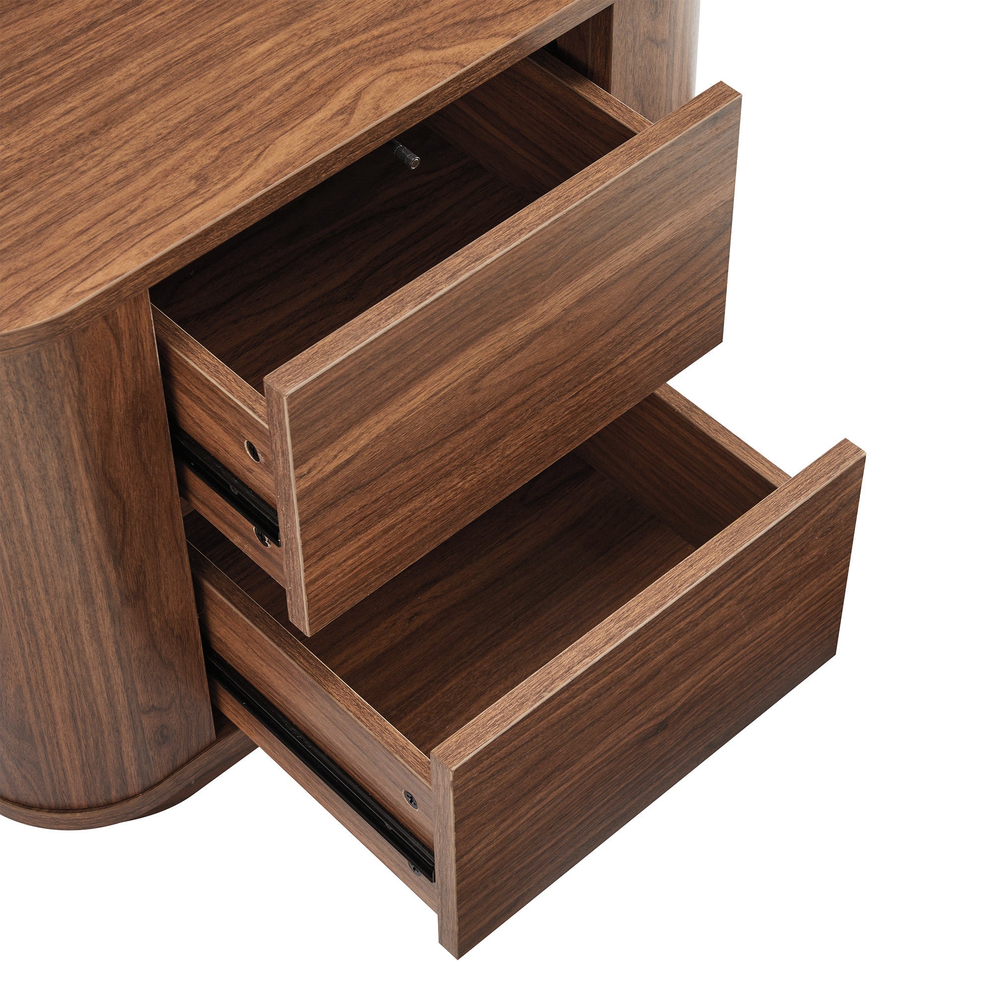 Nina Bedside Table Walnut