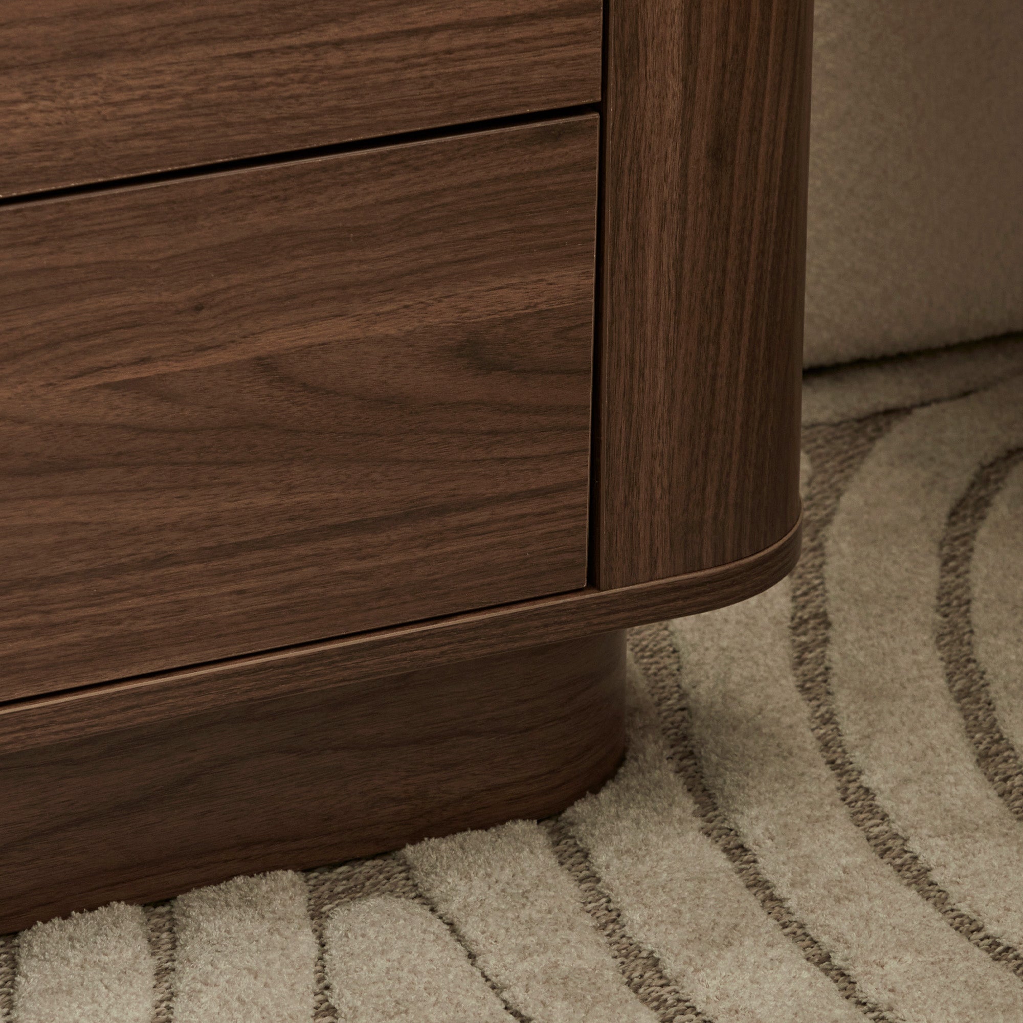 Nina Bedside Table Walnut (Set of 2)
