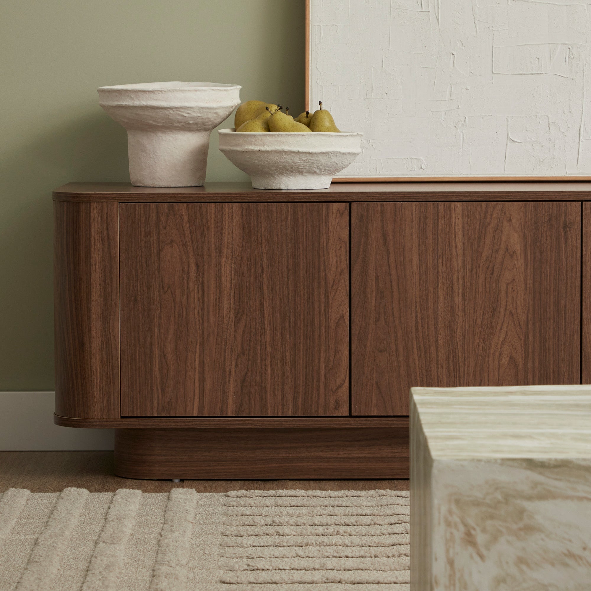 Nina Entertainment Unit Walnut (180cm)