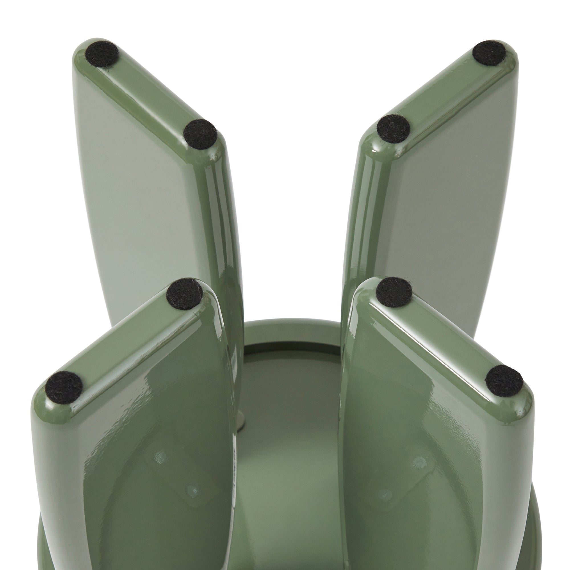Charlie Gloss Side Table Green