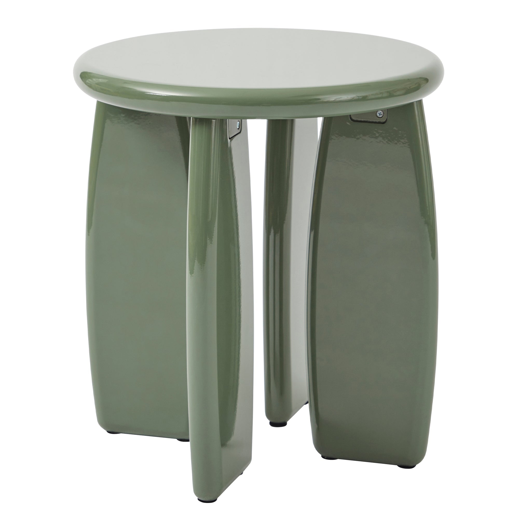 Charlie Gloss Side Table Green