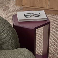 Megara Side Table Merlot
