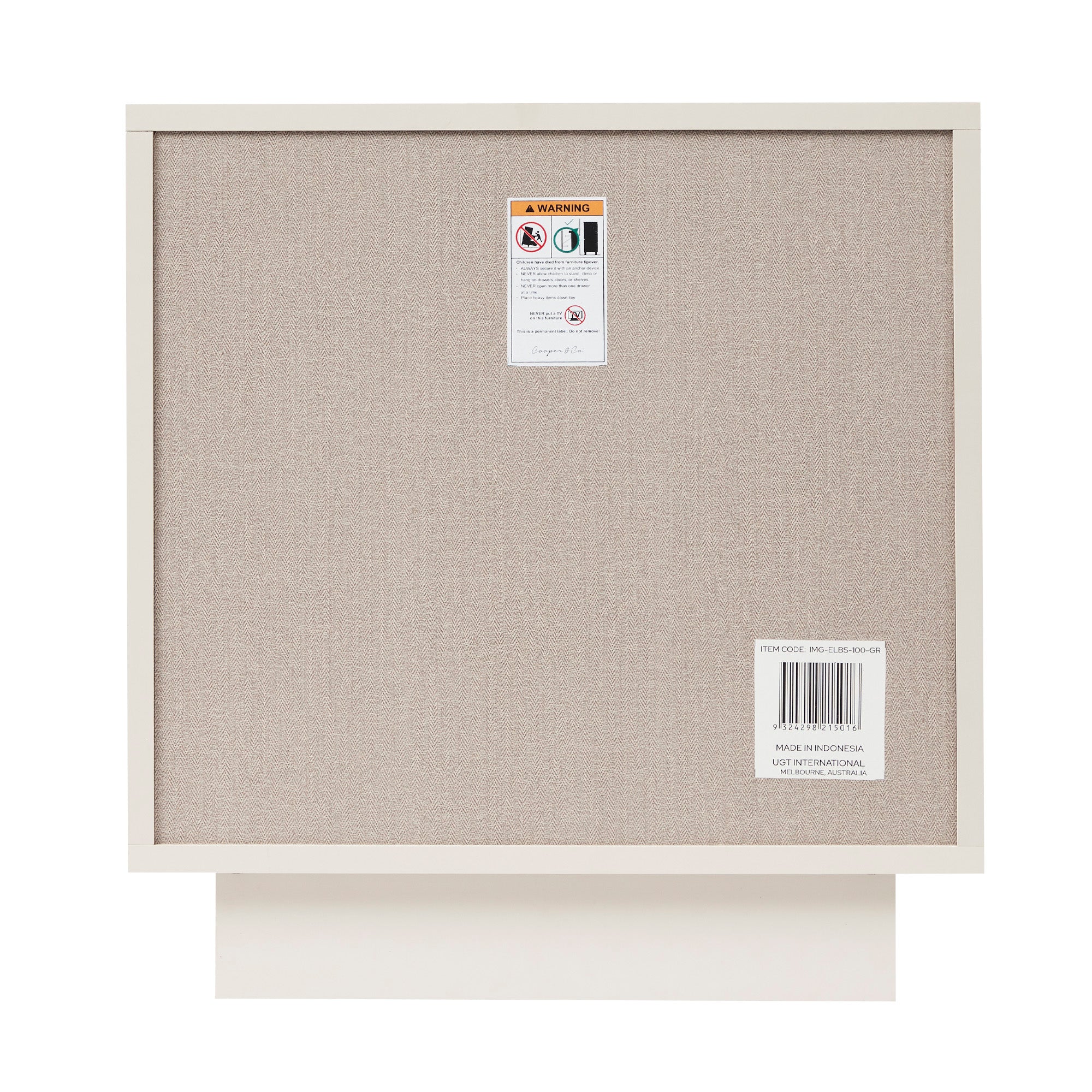 Elsene Bedside Table Grey