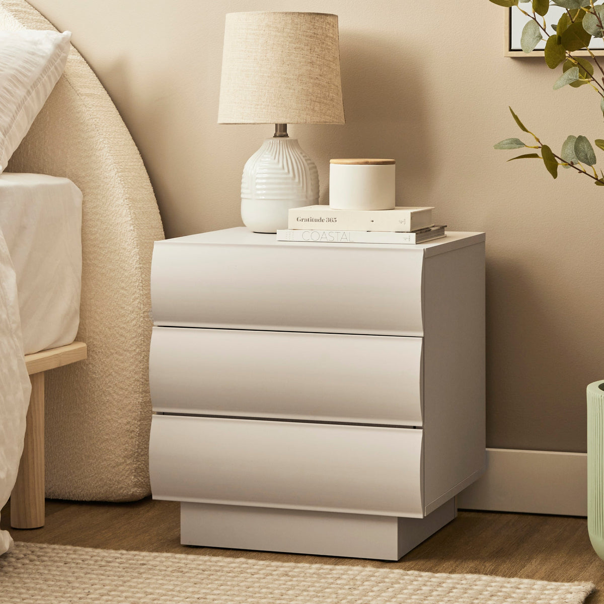Elsene Bedside Table Grey