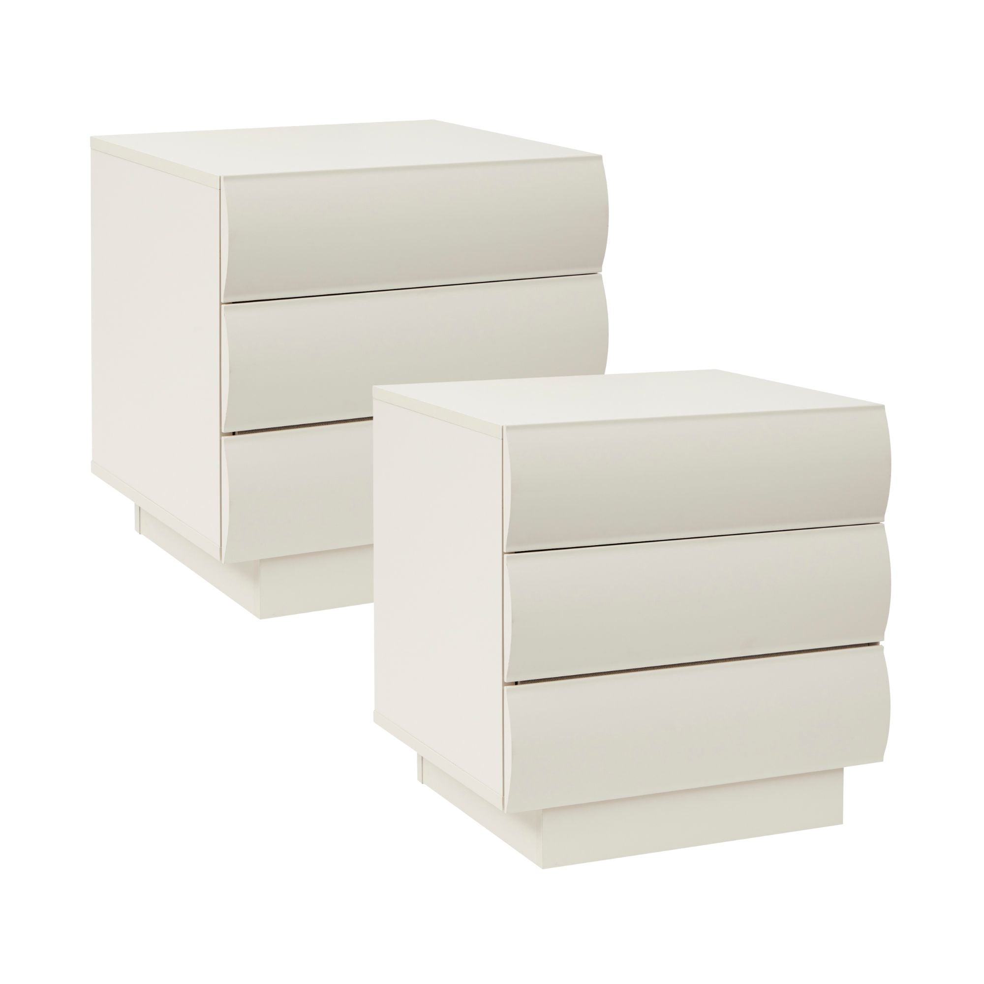 Elsene Bedside Table Grey (Set of 2)