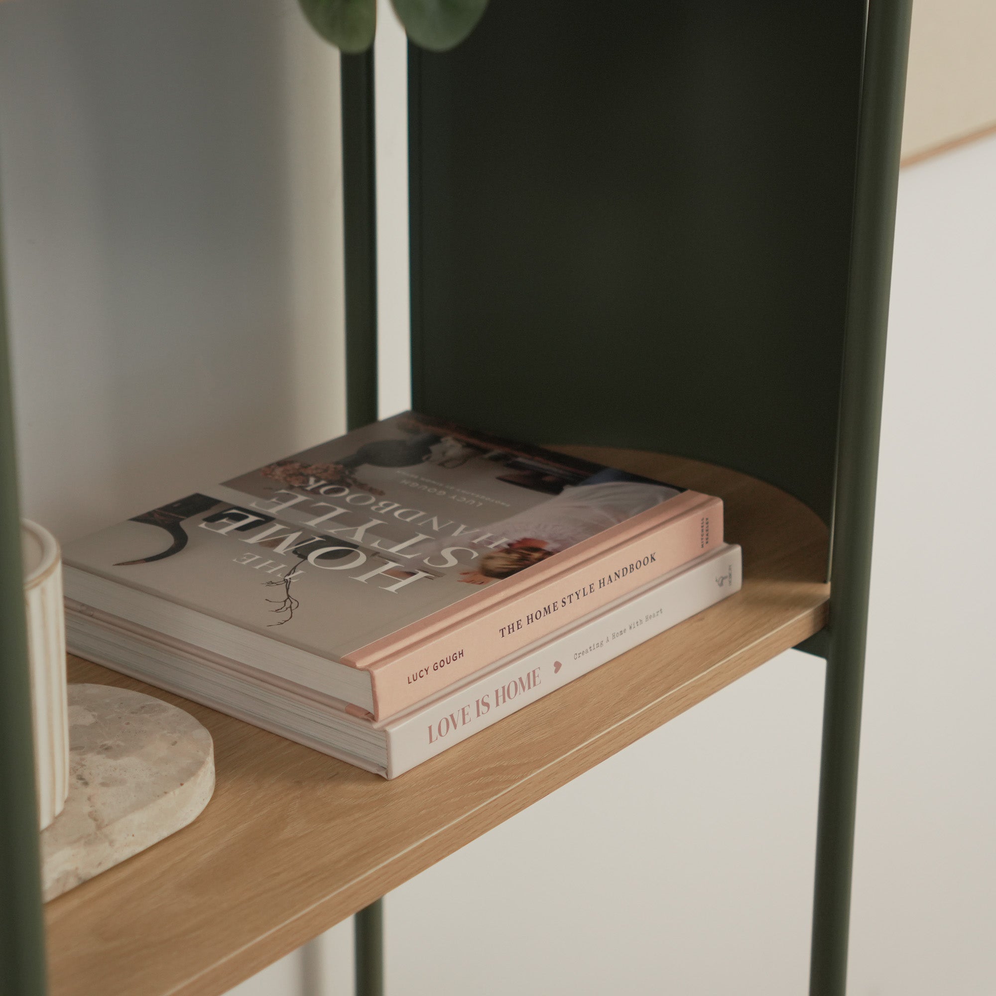 Boston Bookcase Green