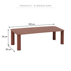 Maison Metal Coffee Table Mocha