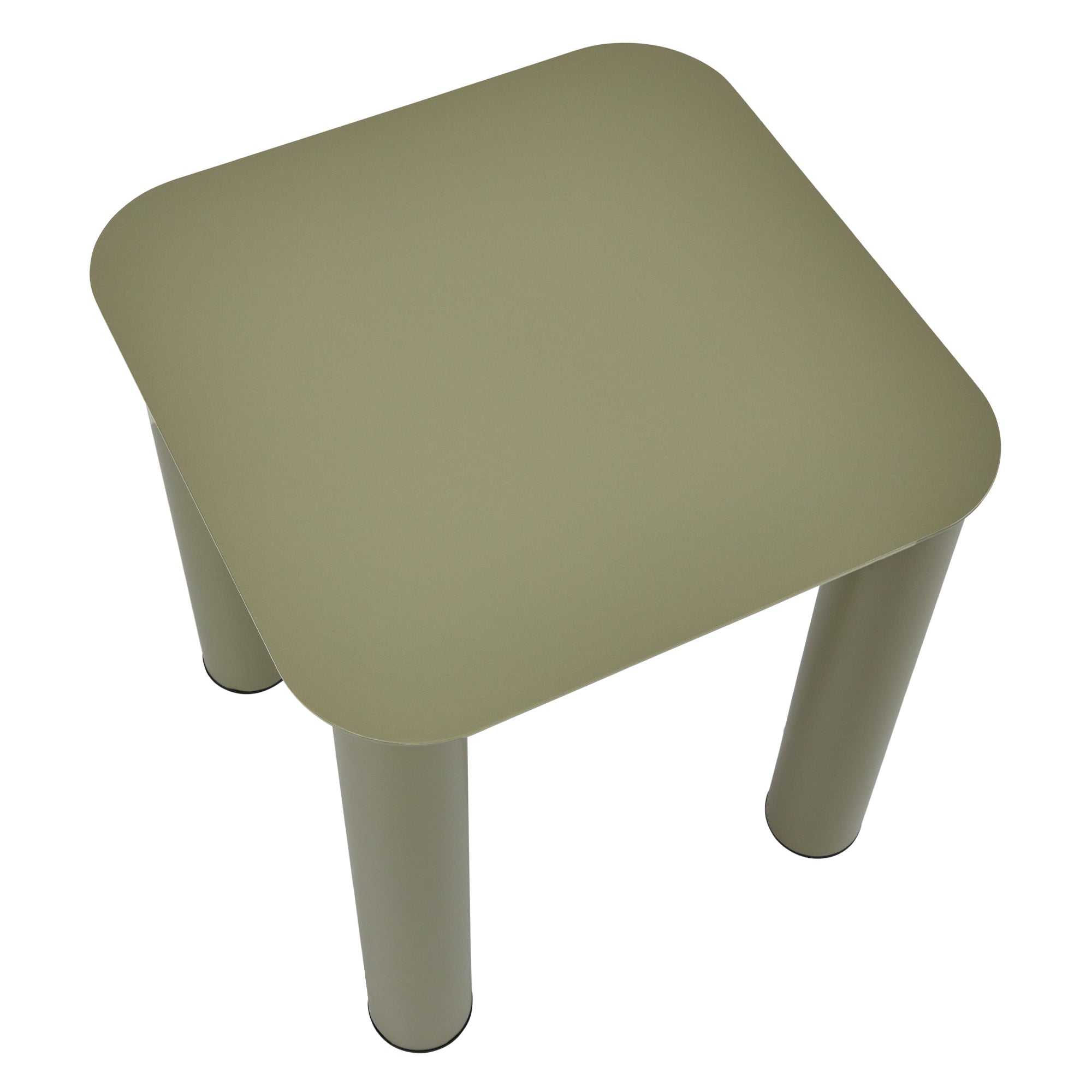 Maison Metal Square Side Table Olive