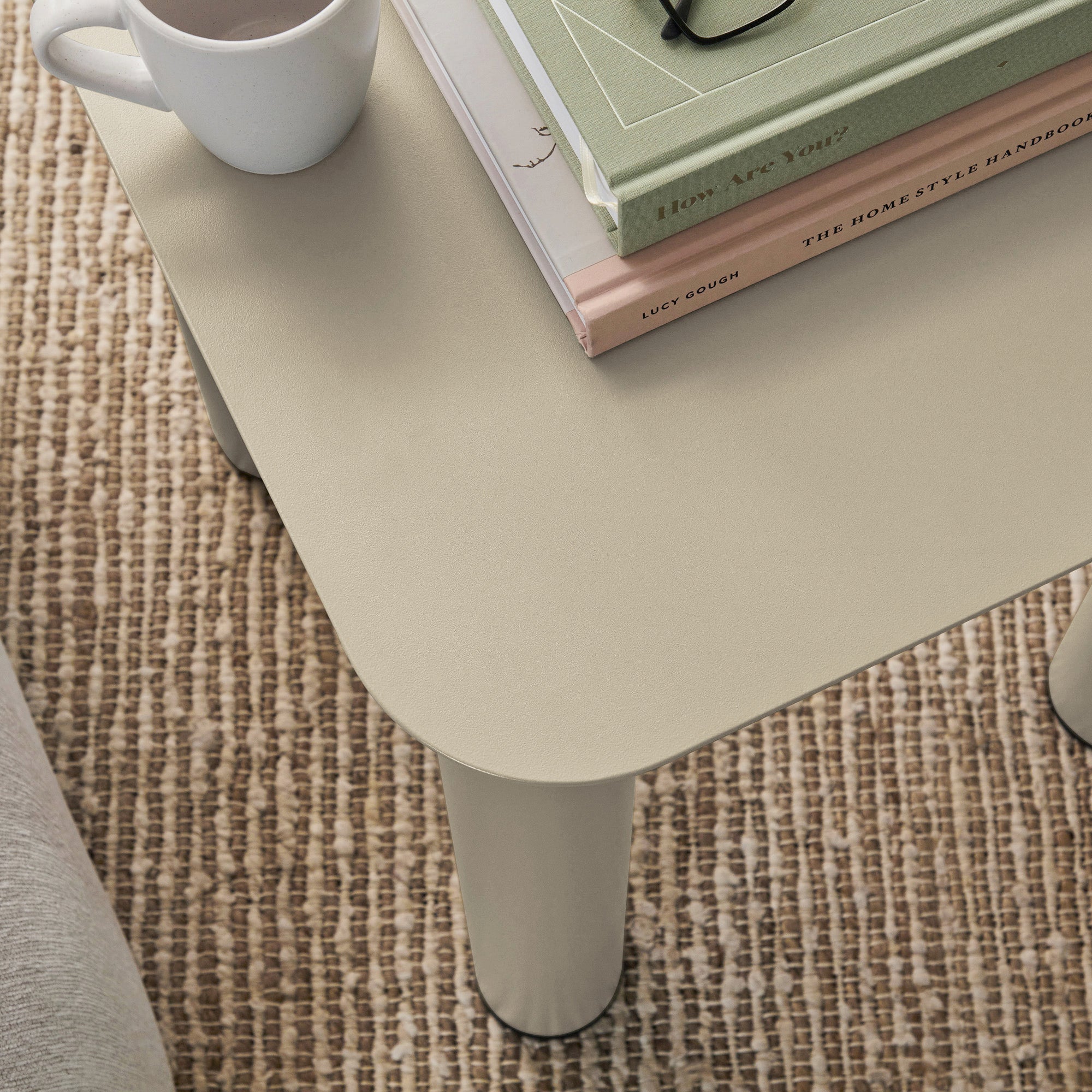 Maison Metal Square Side Table Birch