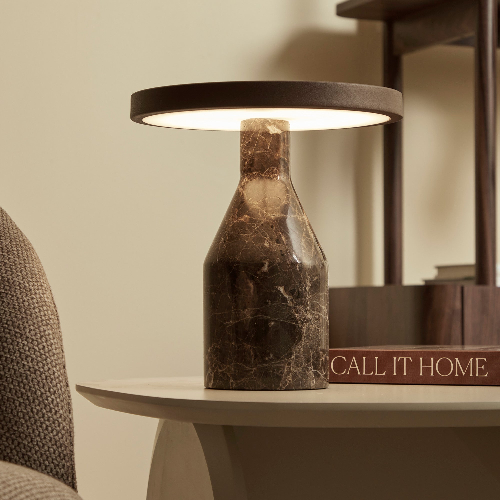 Oliver LED Table Lamp Cocoa (Set of 2)