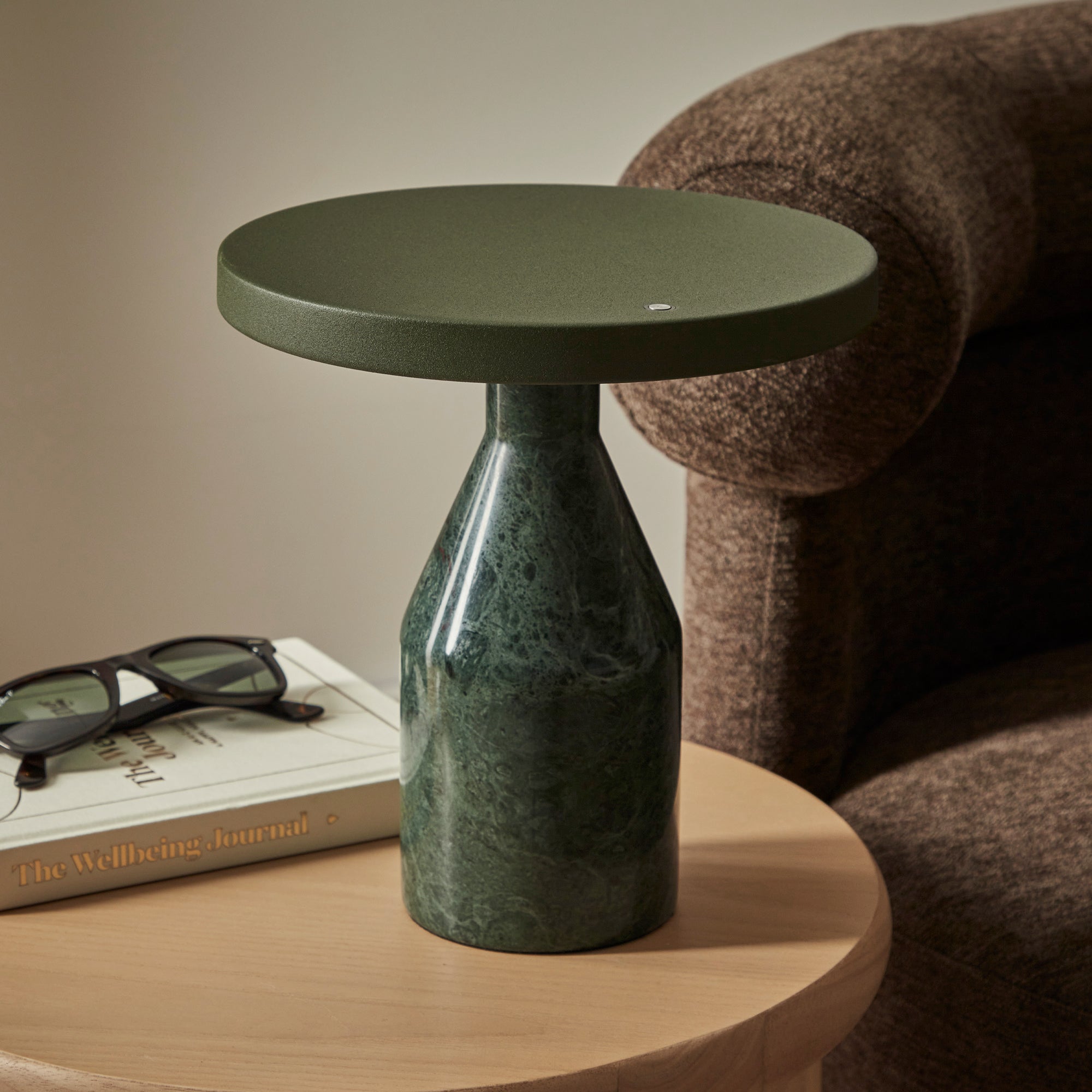 Oliver LED Table Lamp Olive (Set of 2)