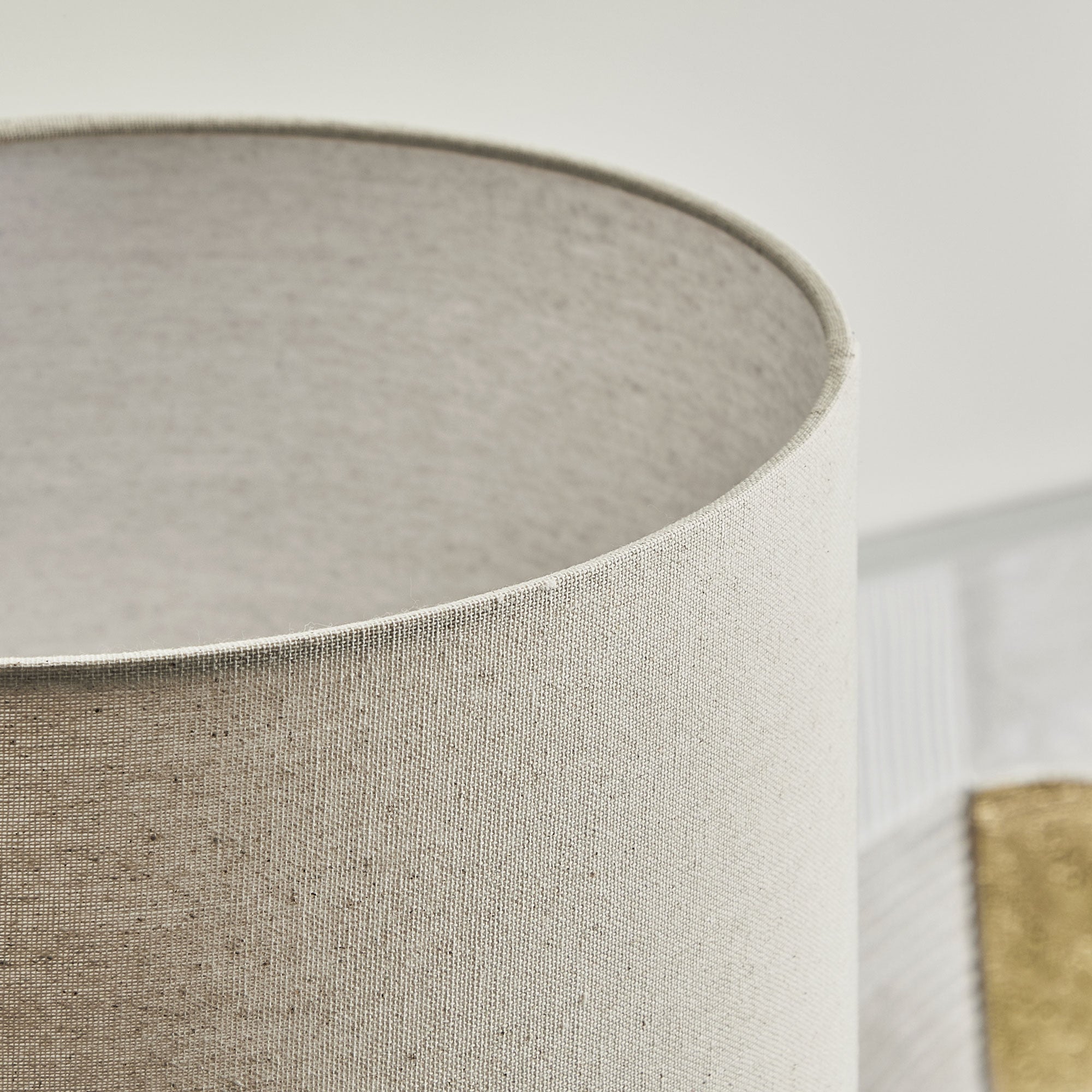 Clayton Modern Ceramic Table Lamp Cream (Set of 2)