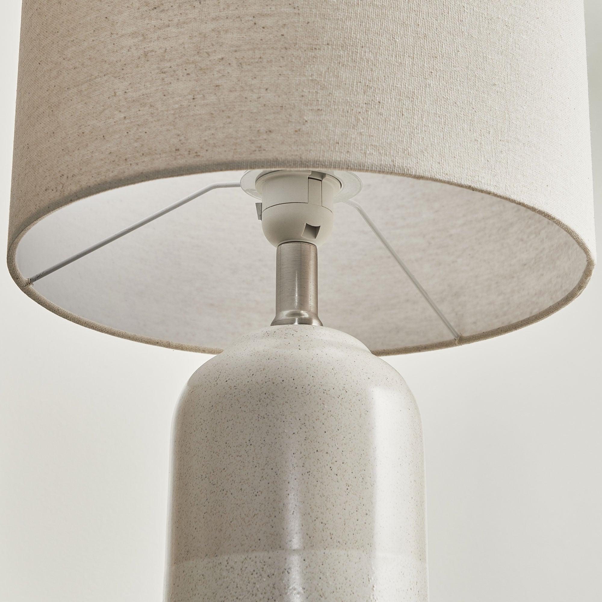 Clayton Modern Ceramic Table Lamp Cream