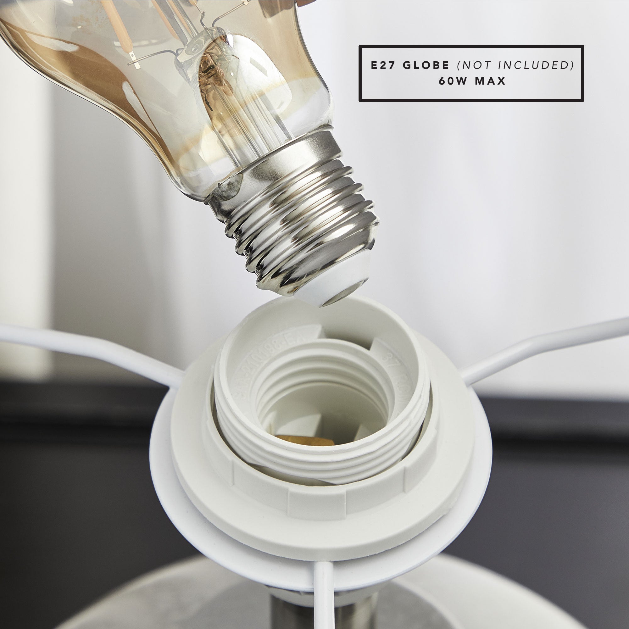 Florence Modern Ceramic Table Lamp White