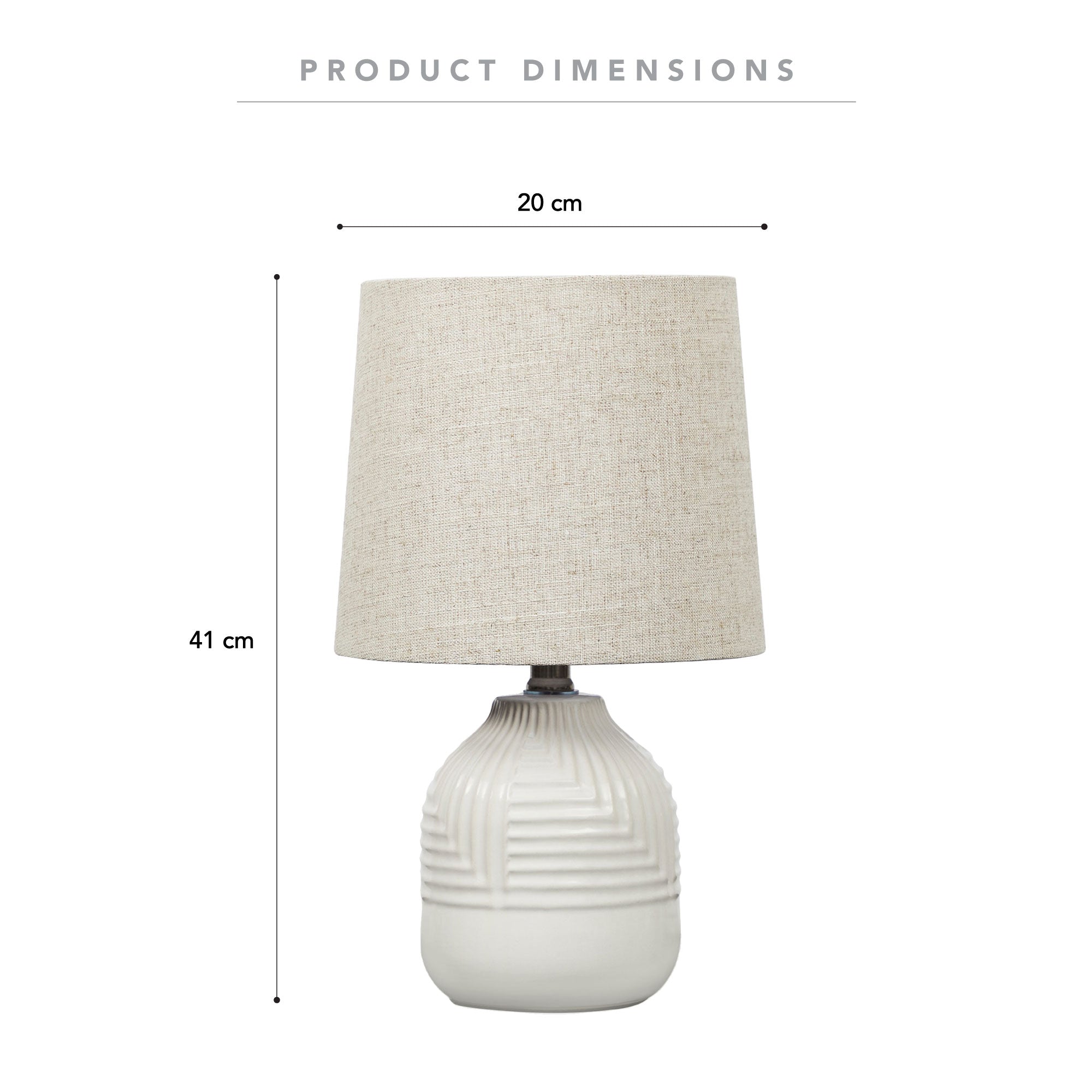 Maze Modern Ceramic Table Lamp (Set of 2)