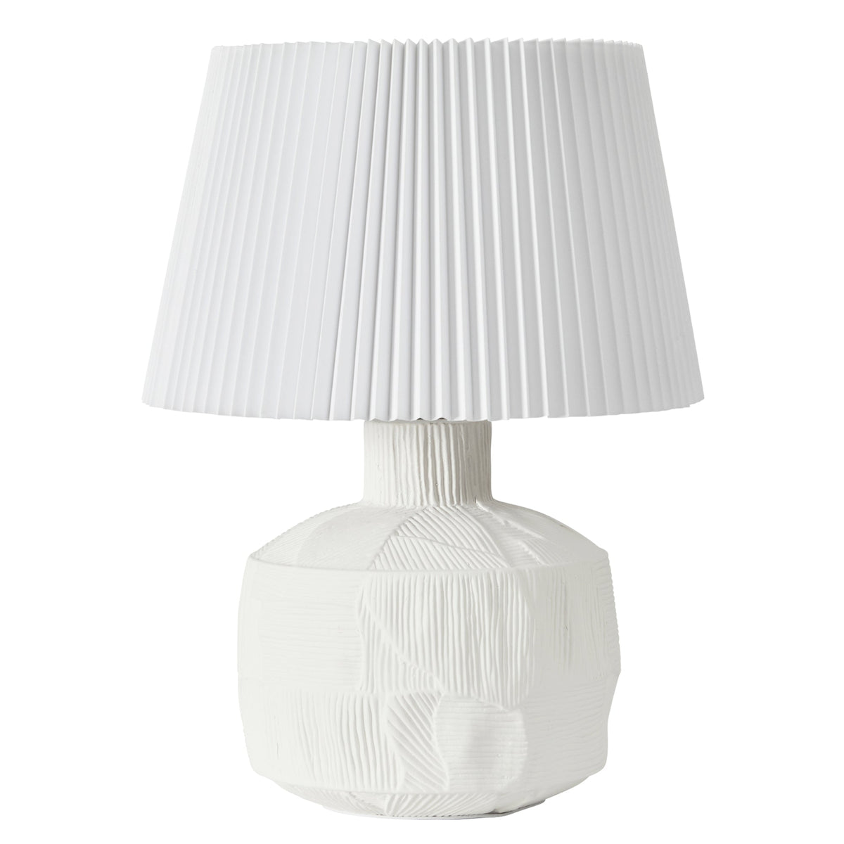 Cleo Table Lamp White