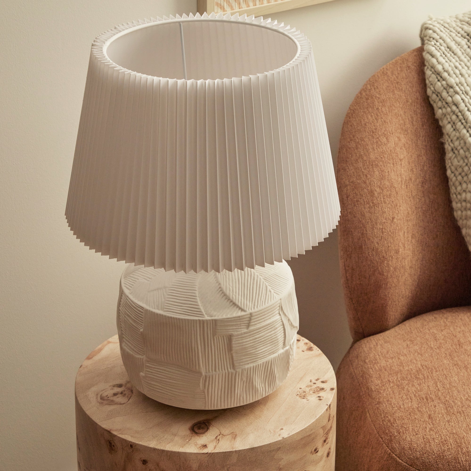 Cleo Table Lamp White (Set of 2)