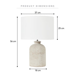 Shiloh Table Lamp Sandstone (Set of 2)