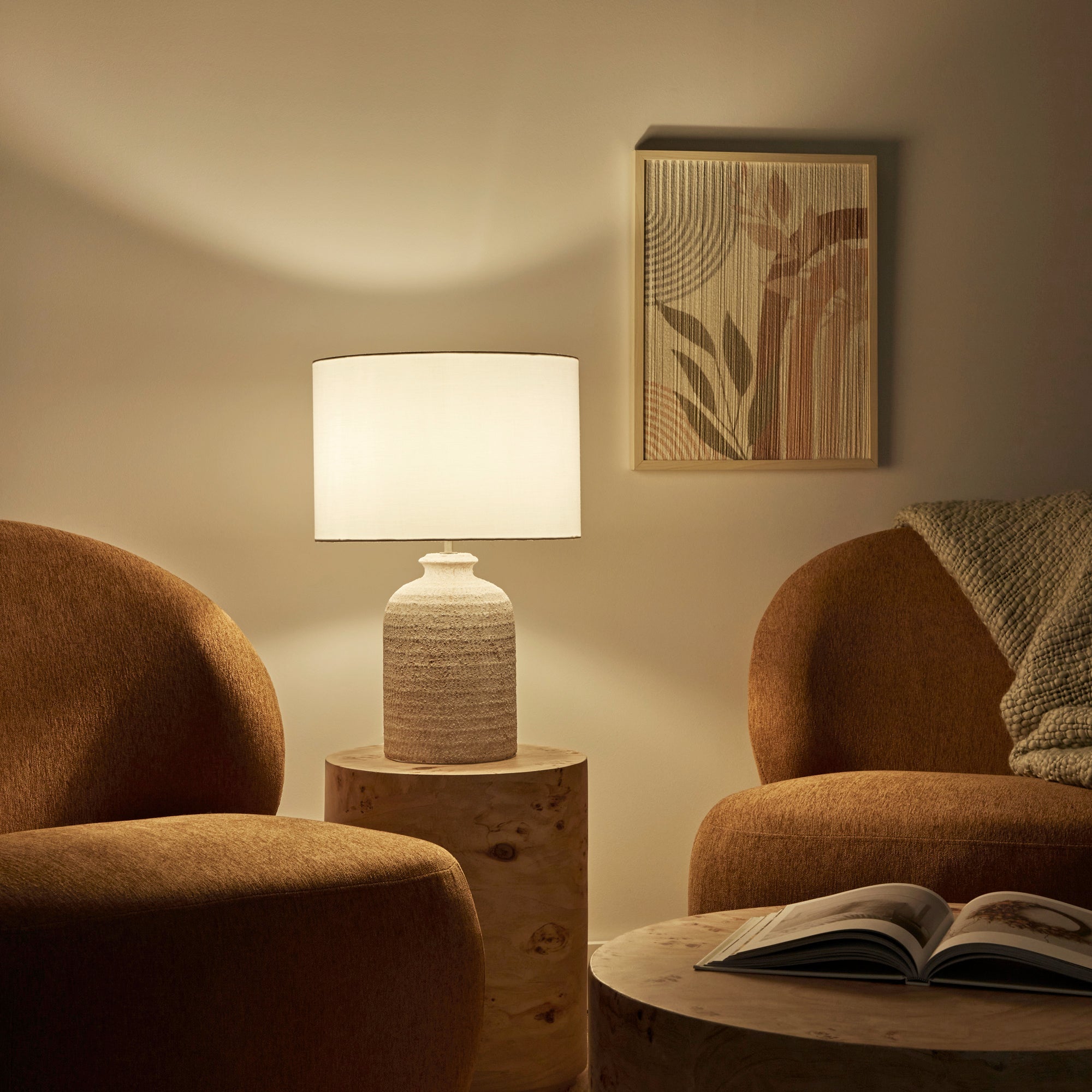 Shiloh Table Lamp Sandstone (Set of 2)