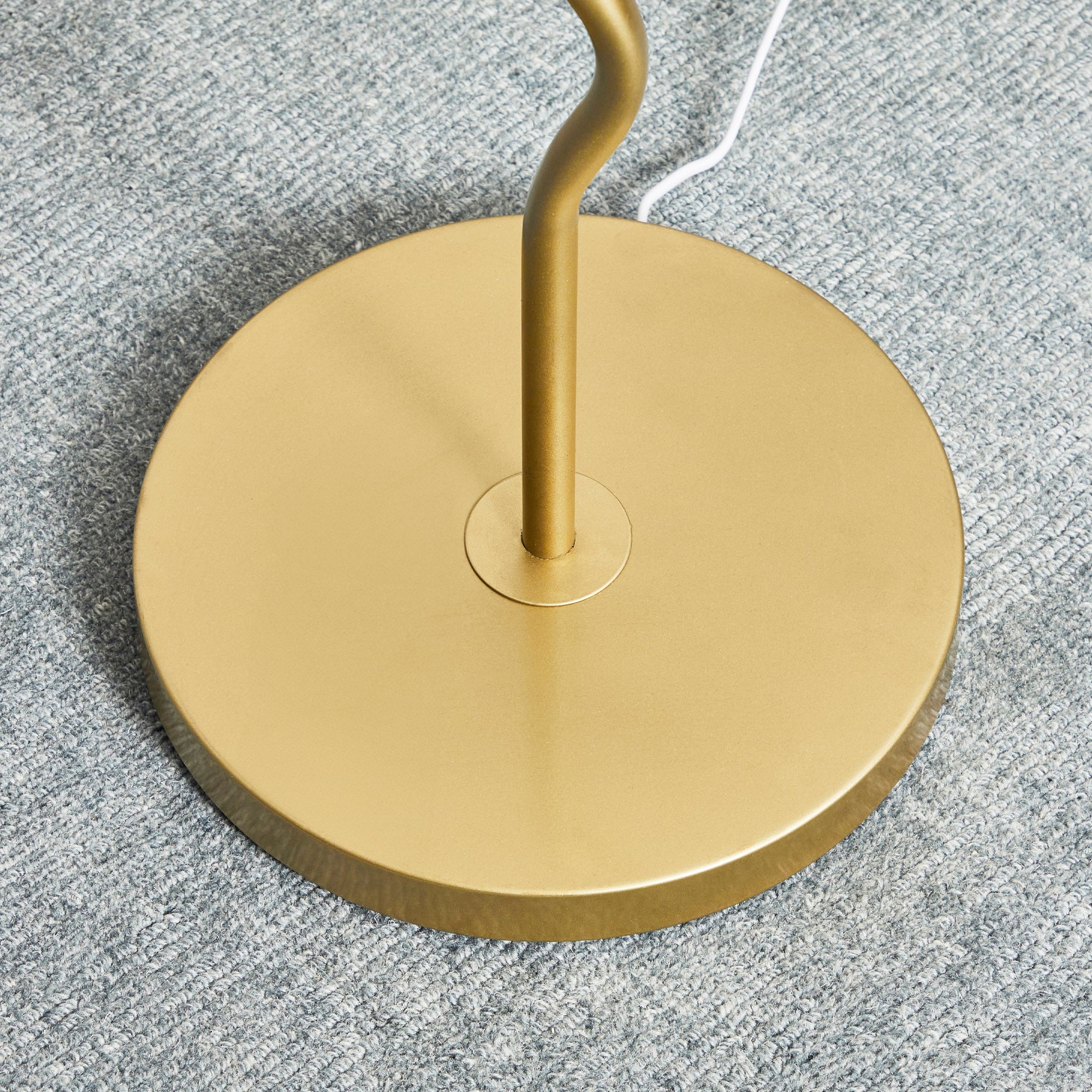 Lulu Squiggle Floor Lamp Gold